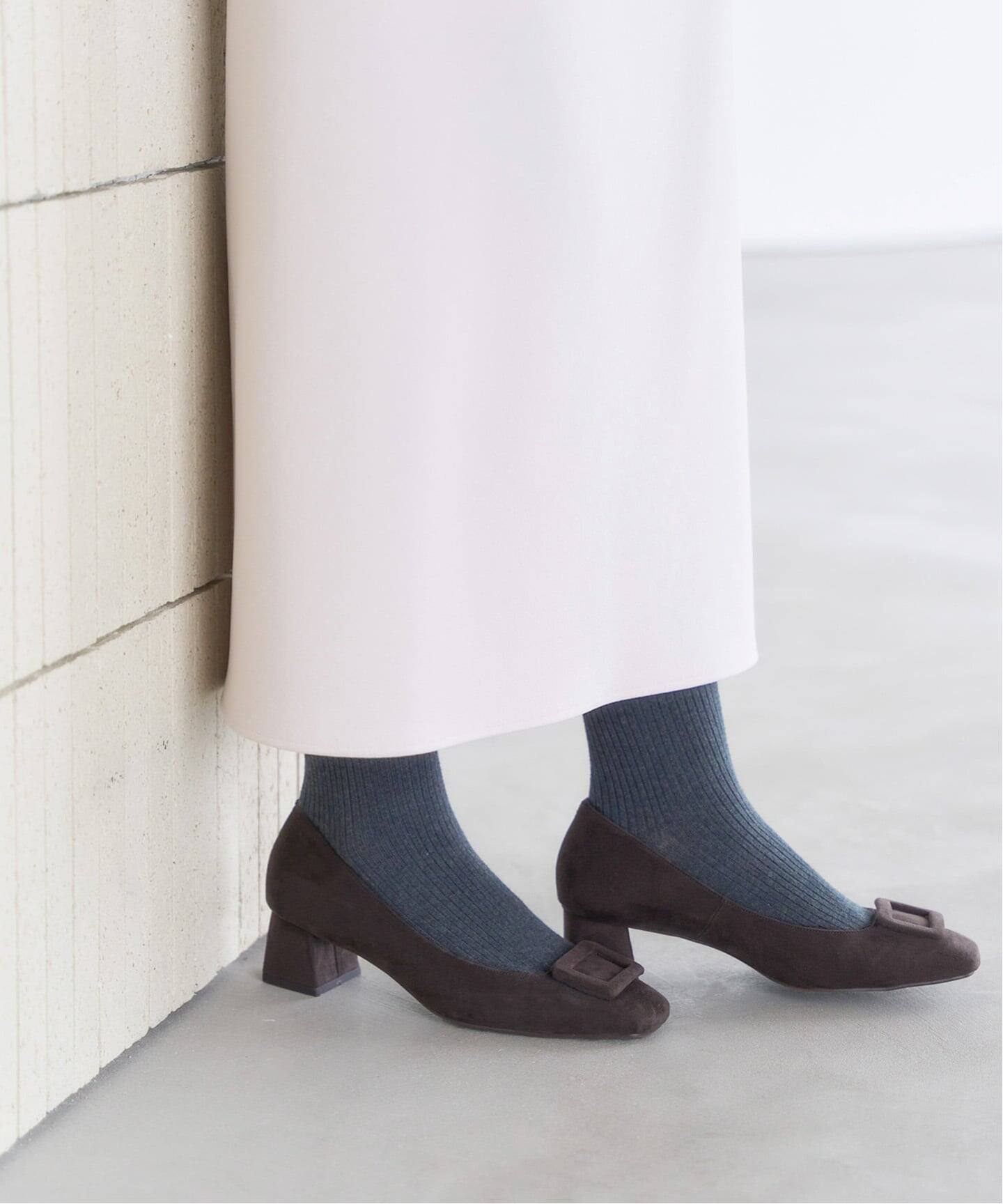 4.5cmスクエアバックルパンプス（パンプス）｜LE TALON（ル タロン）の