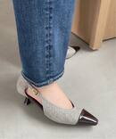 5cmサイドオープンパンプス