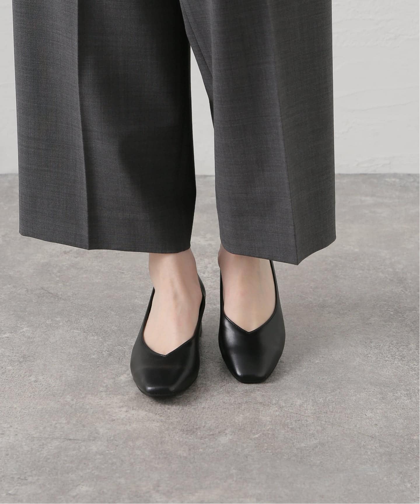 ルタロン　パンプス ≪追加≫4cmスクエアVカットパンプス（パンプス）｜LE TALON（ル