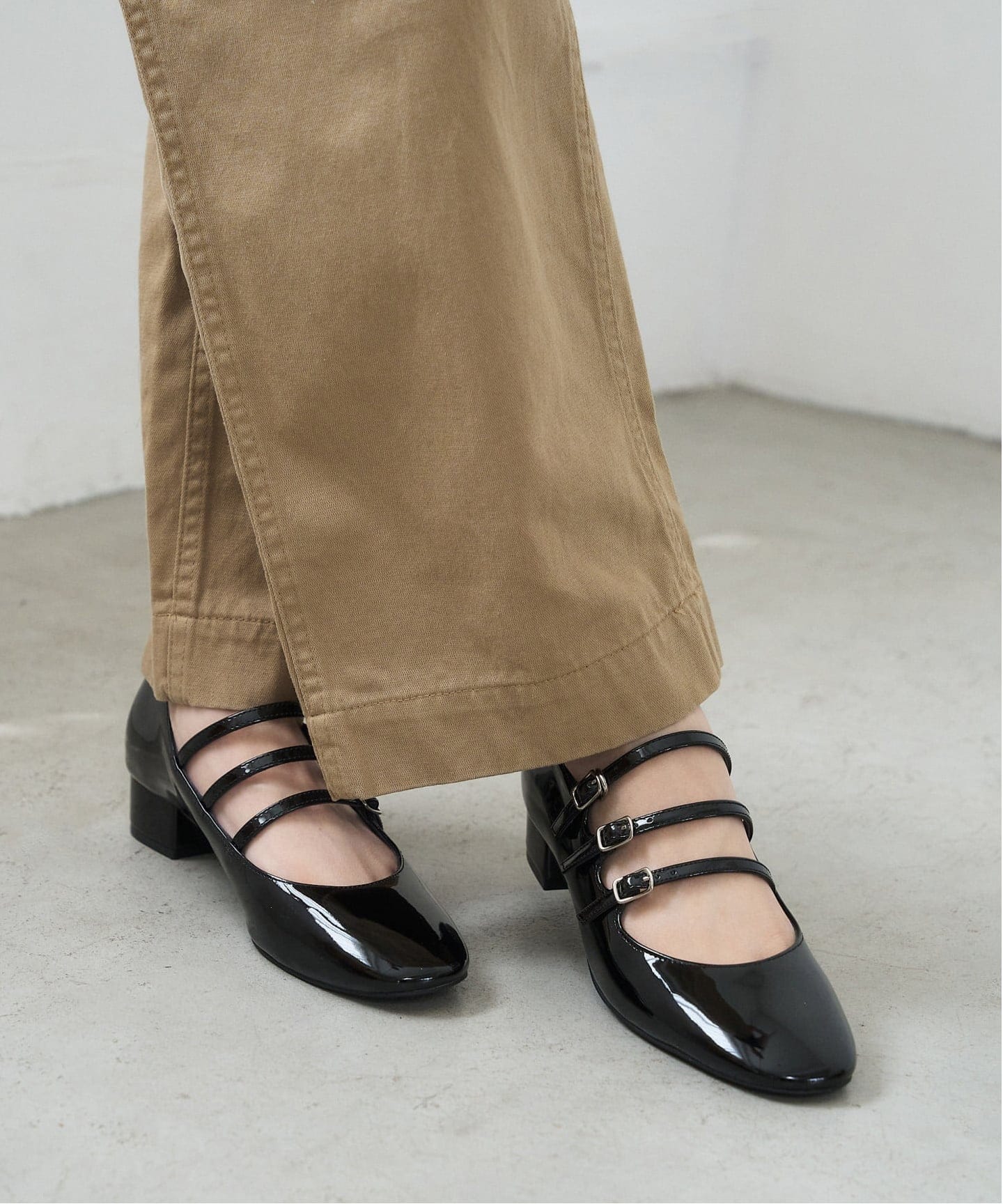 3cmトリプルベルトメリージェーン（パンプス）｜LE TALON（ル