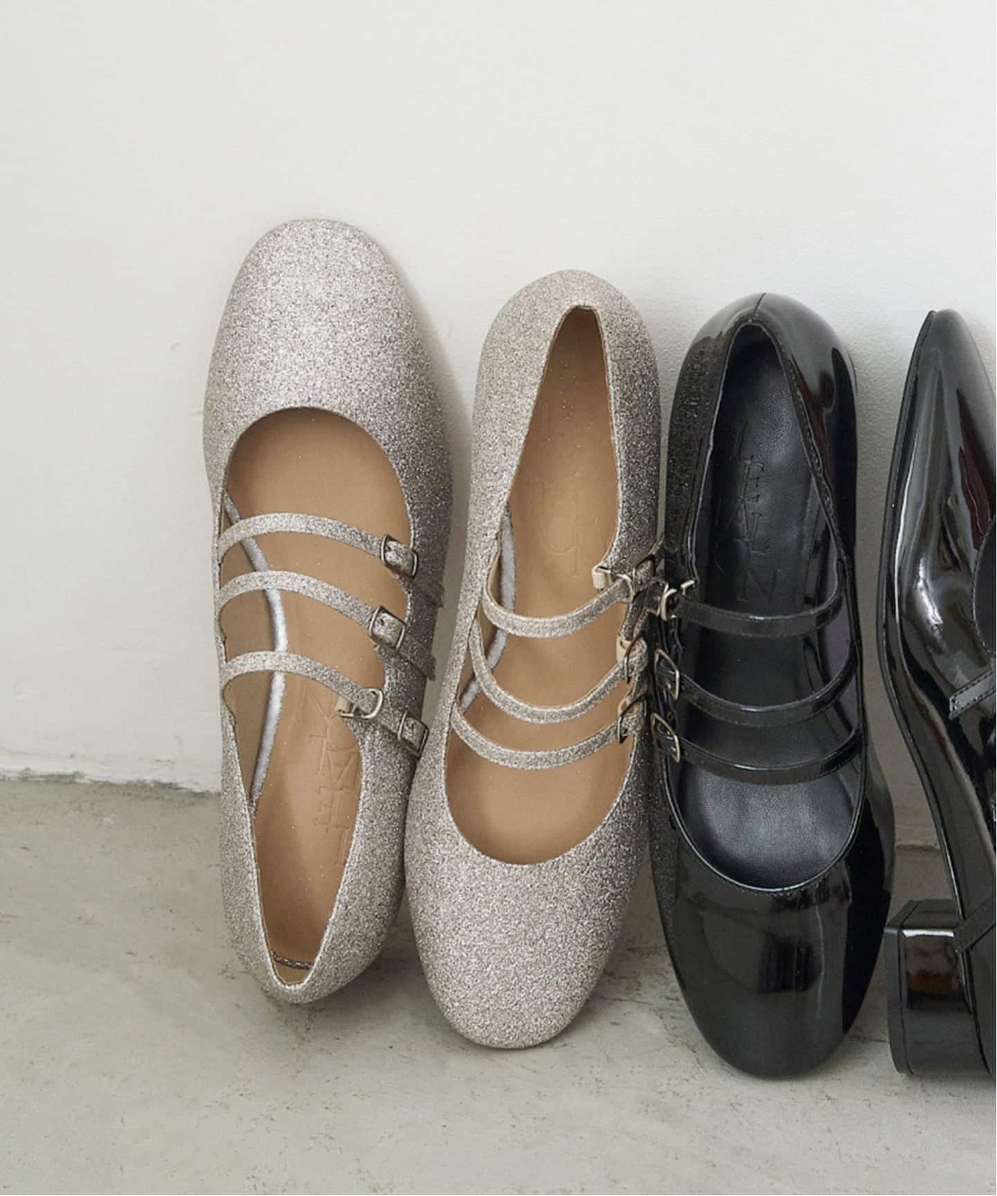 3cmトリプルベルトメリージェーン（パンプス）｜LE TALON（ル タロン