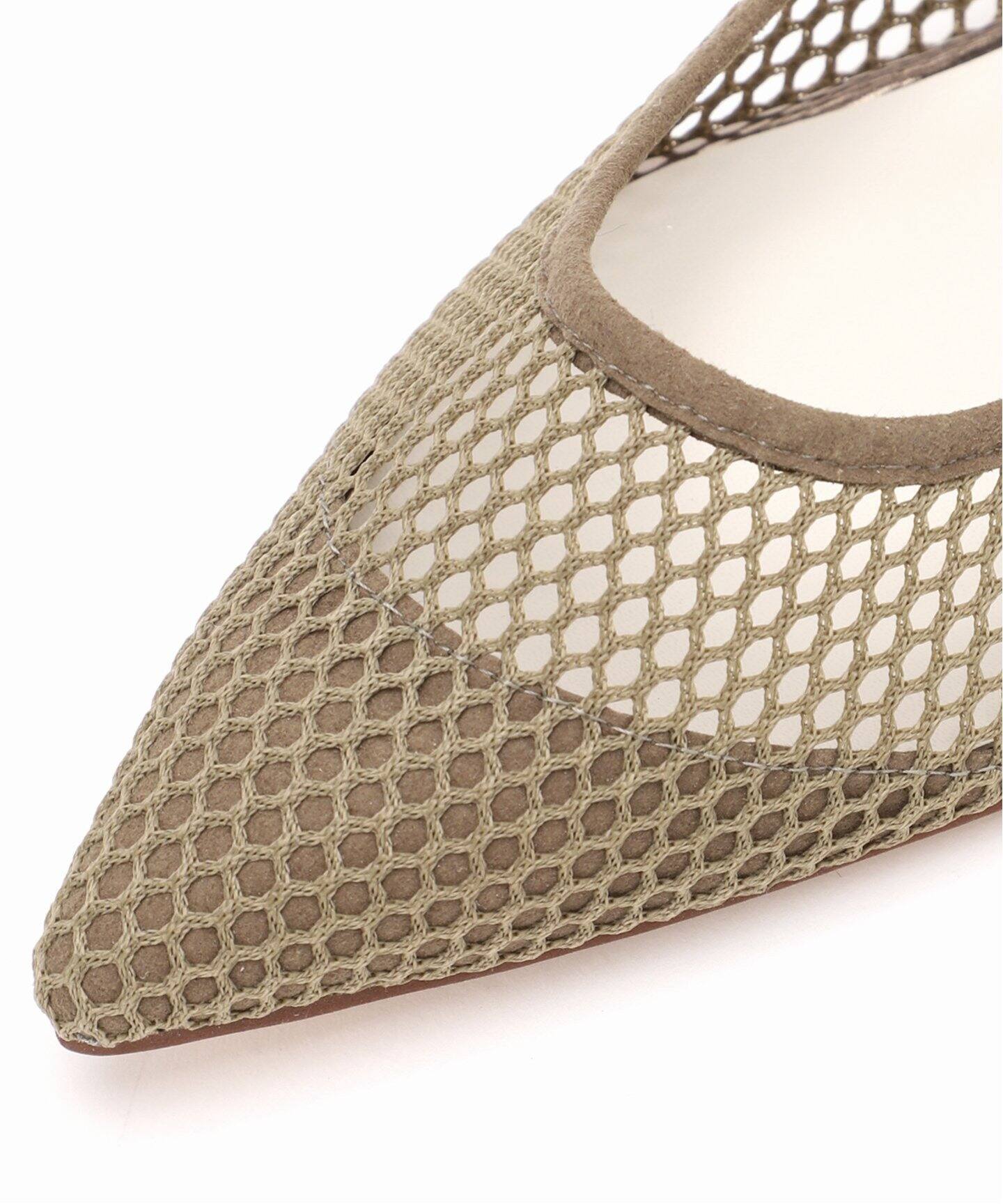 追加3》ポインテッドネットフラット（フラットシューズ）｜LE TALON