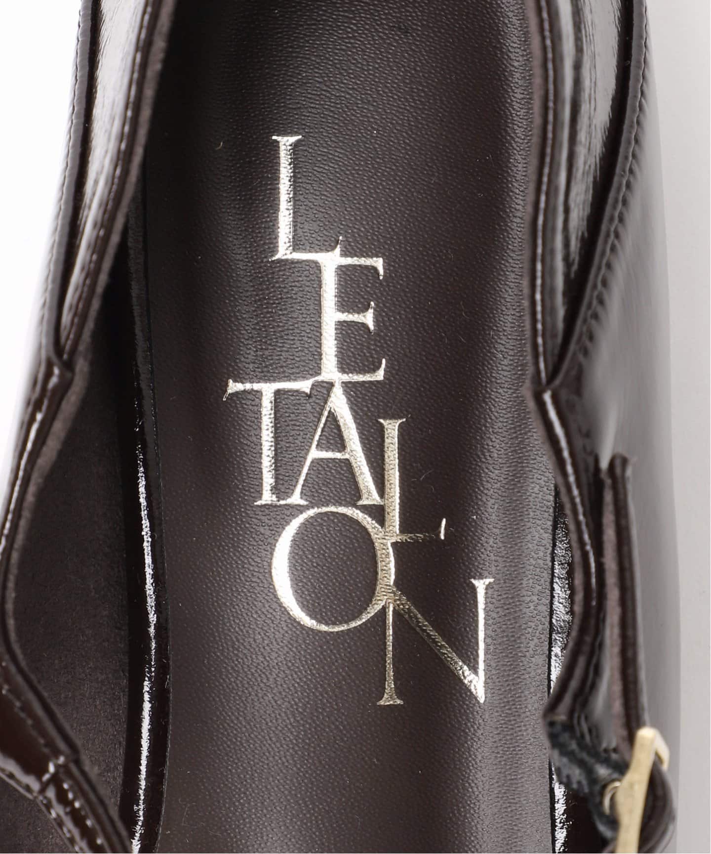LE TALON ポインテッドワンストラップフラット（ブラック24.0） 追加》ポインテッドワンストラップフラット（パンプス）｜LE