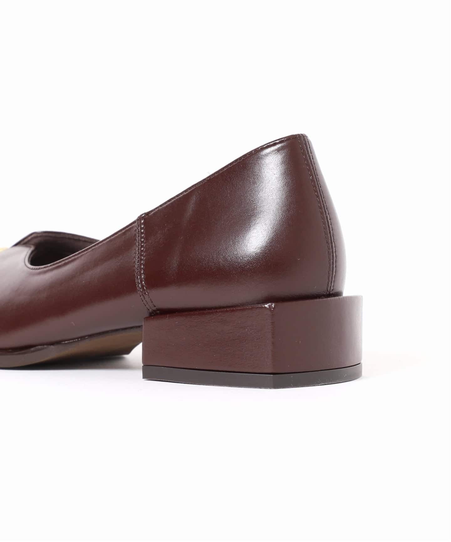 追加3》2.5cmスクエアスリットソフトフラット（フラットシューズ）｜LE