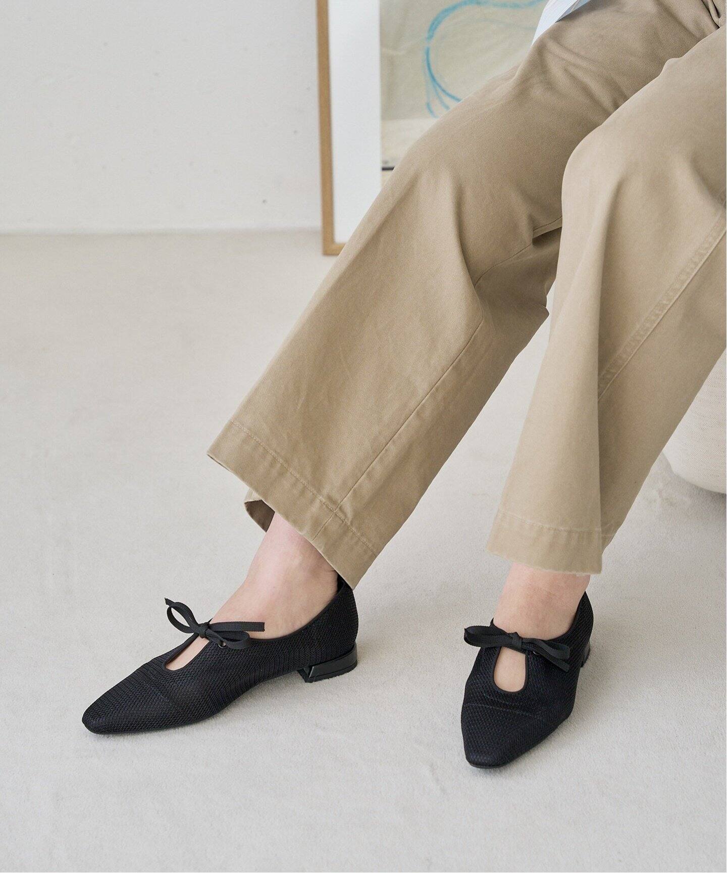 セミシアーレースアップマニッシュ（フラットシューズ）｜LE TALON（ル  