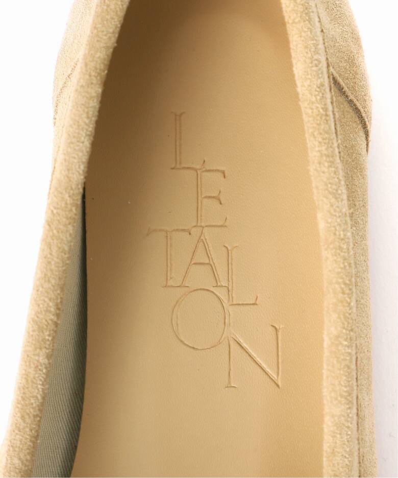 追加》レザーキルトタッセルフラット（フラットシューズ）｜LE TALON 