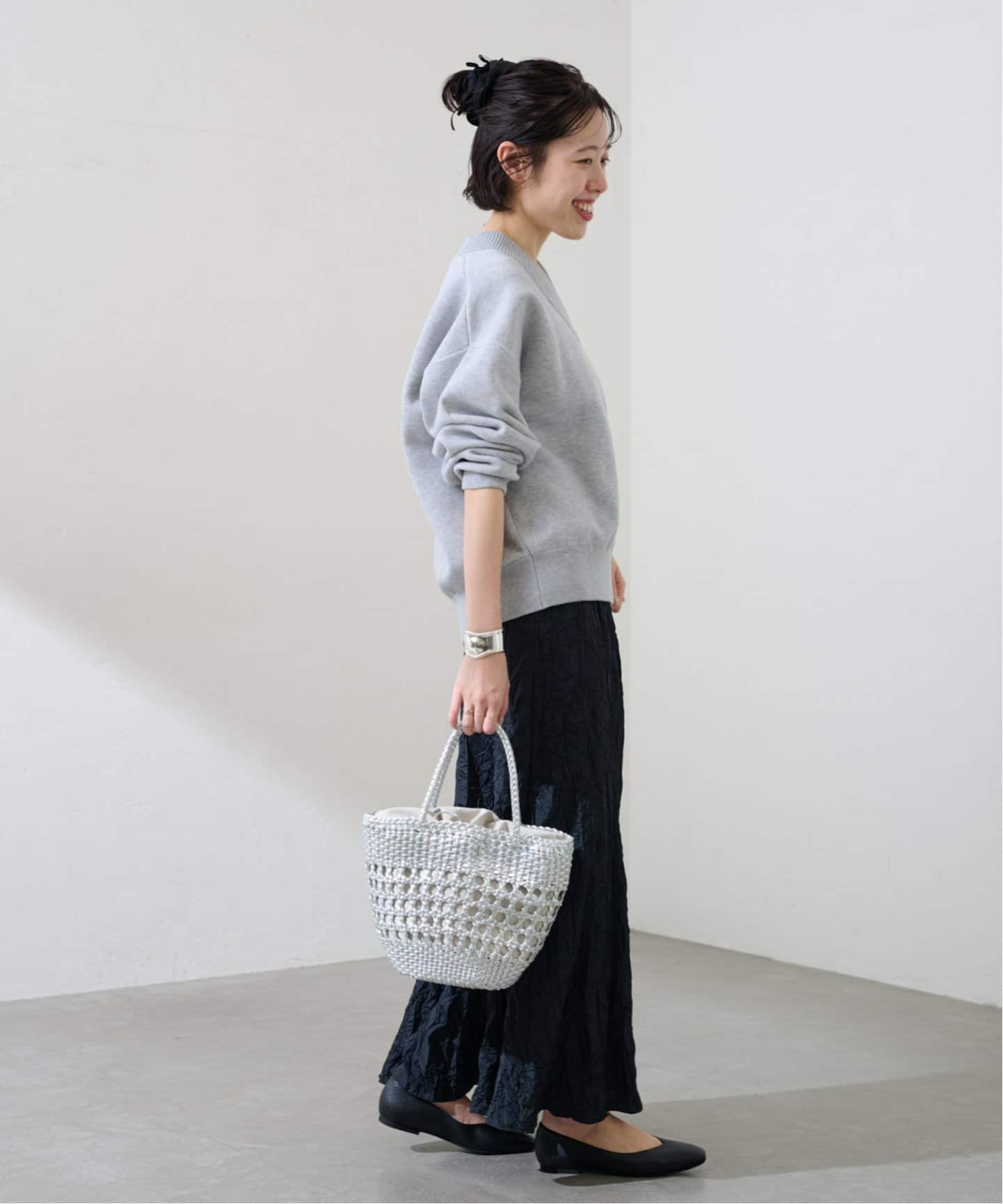 ≪追加≫スクエアVカットフラット（フラットシューズ）｜LE TALON（ル