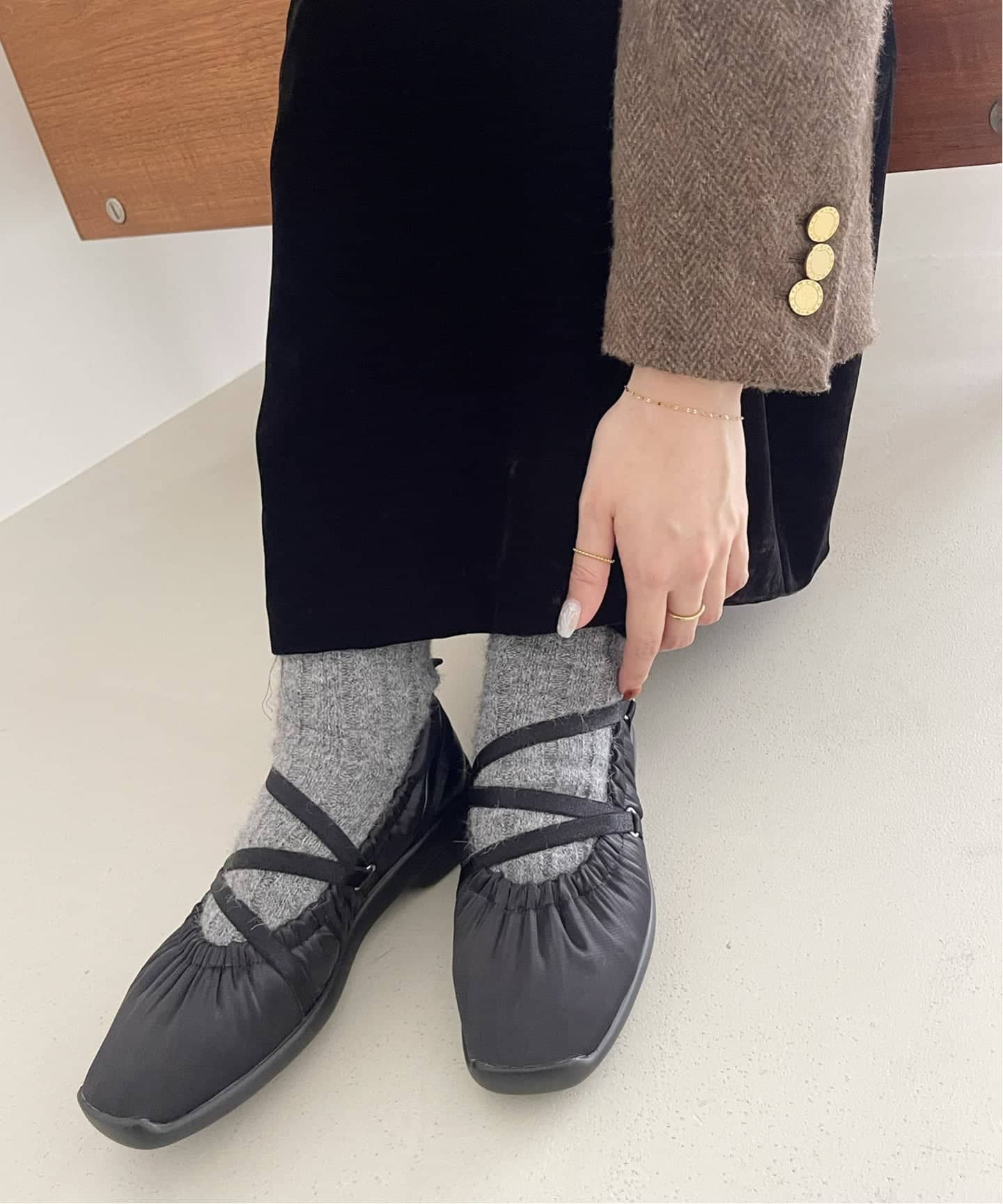 追加2》Lエラスティックスニーカー（スニーカー）｜LE TALON（ル