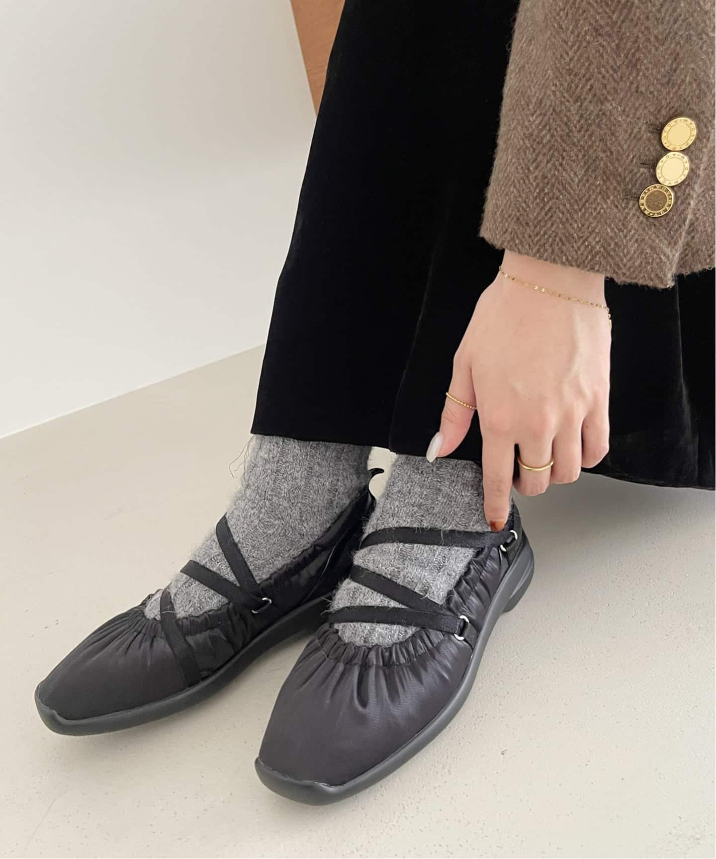 追加予約2》Lエラスティックスニーカー（スニーカー）｜LE TALON