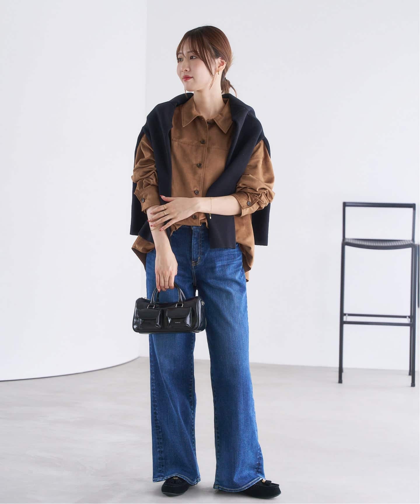 レザーファータッセルモカシン（フラットシューズ）｜LE TALON（ル