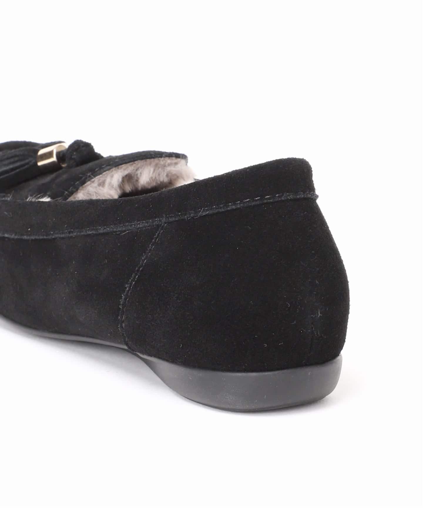 レザーファータッセルモカシン（フラットシューズ）｜LE TALON（ル