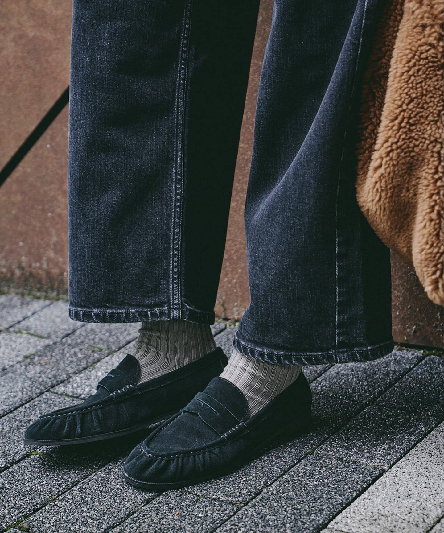 レザーソフトギャザーローファー（ローファー）｜LE TALON（ル タロン