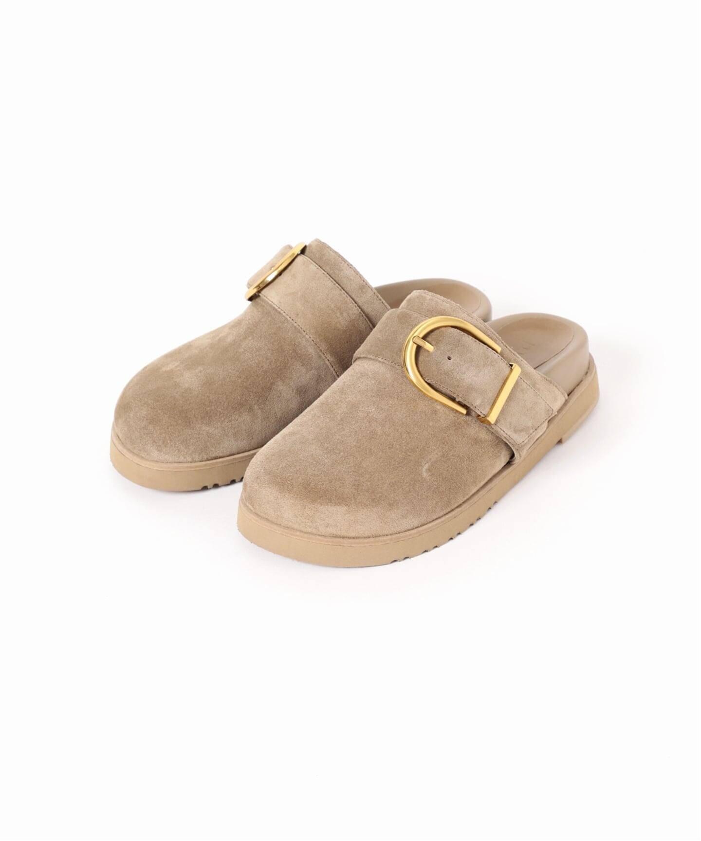 レザーベルトクロッグ（フラットシューズ）｜LE TALON（ル タロン）の