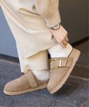 レザーベルトクロッグ