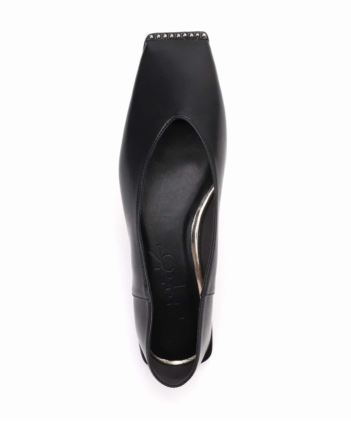 スクエアスタッズバブーシュ（フラットシューズ）｜LE TALON（ル