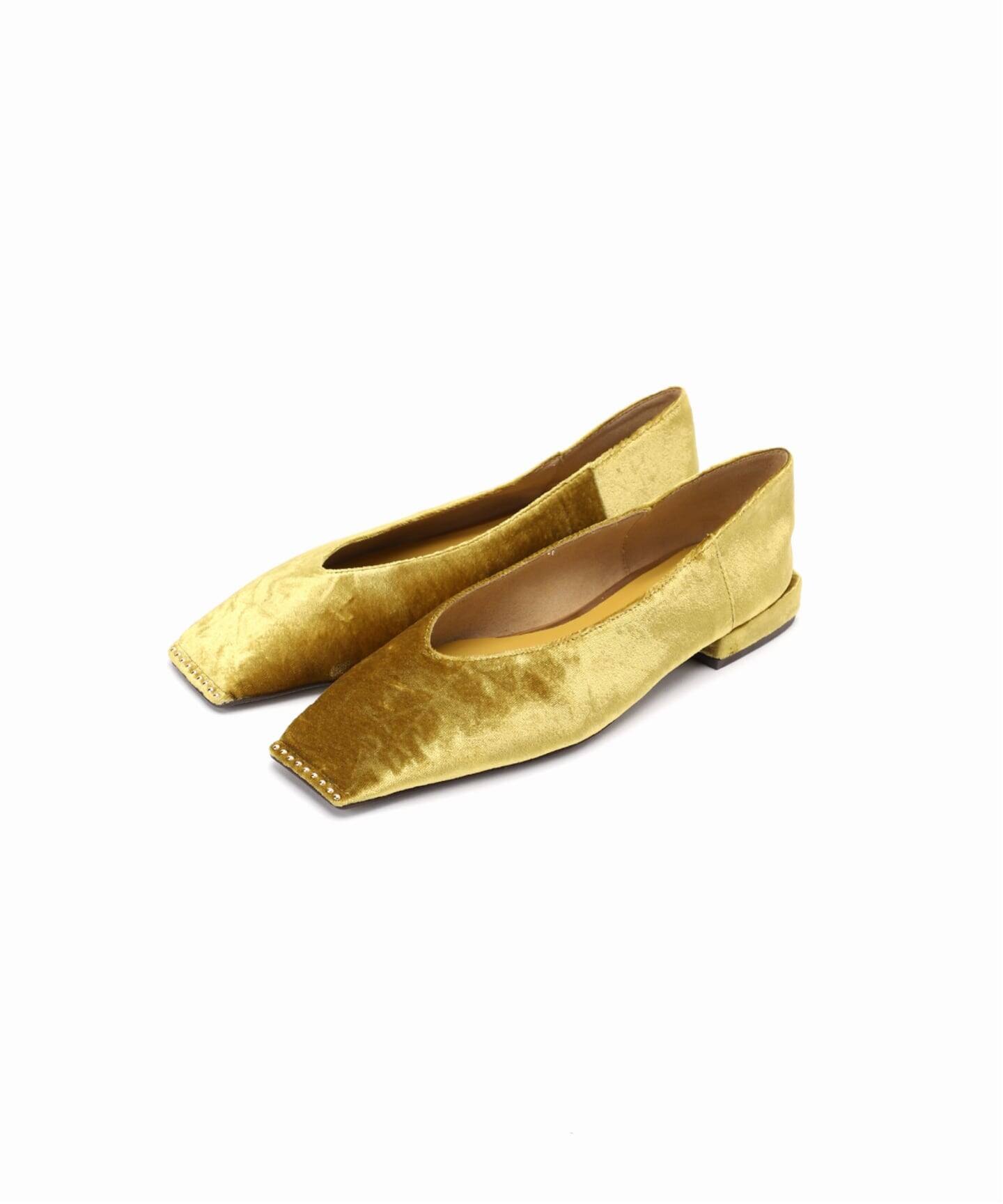 【新品未使用】ルタロン (24) パンプス フラット アーモンドトゥ バブーシュ 新品未使用】ルタロン (24) パンプス フラット アーモンドトゥ