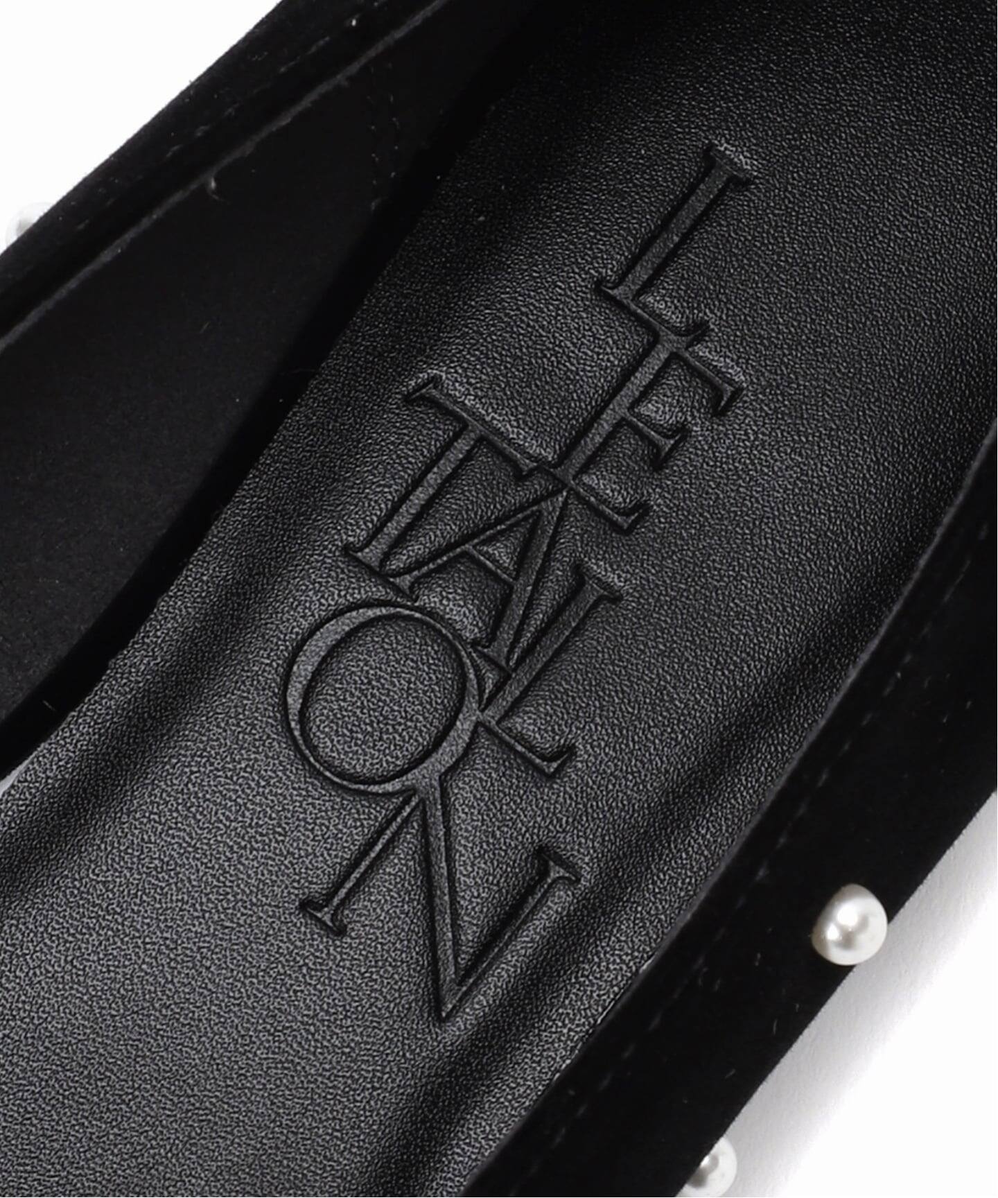 ポインテッドパールスタッズフラット（フラットシューズ）｜LE TALON