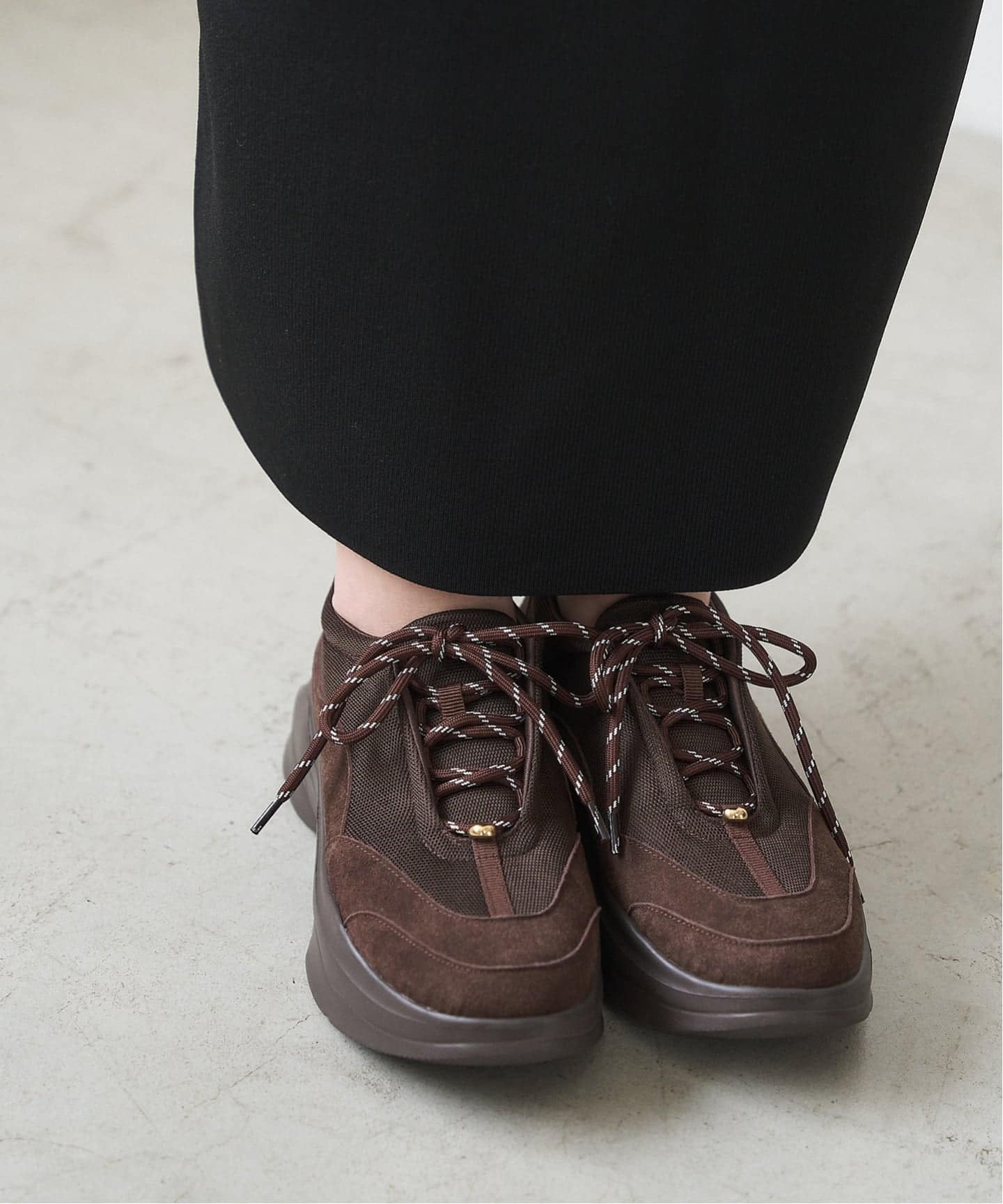 新品★ COHINA×LE TALON2WAYレースアップスニーカー Mサイズ COHINA×LE TALON2WAYレースアップスニーカー（スニーカー）｜LE TALON