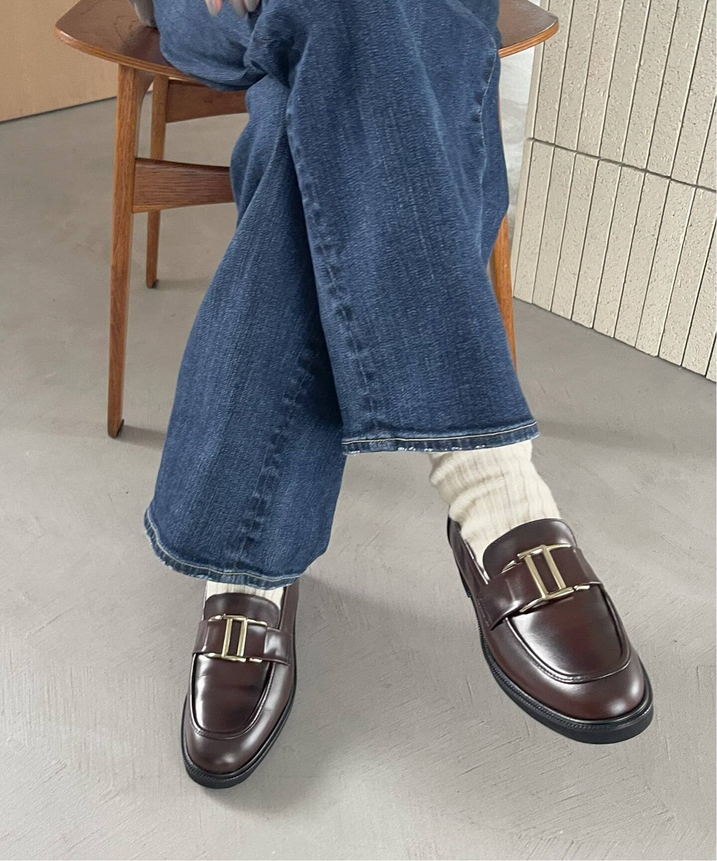 追加》レザーメタルモチーフローファー（ローファー）｜LE TALON（ル