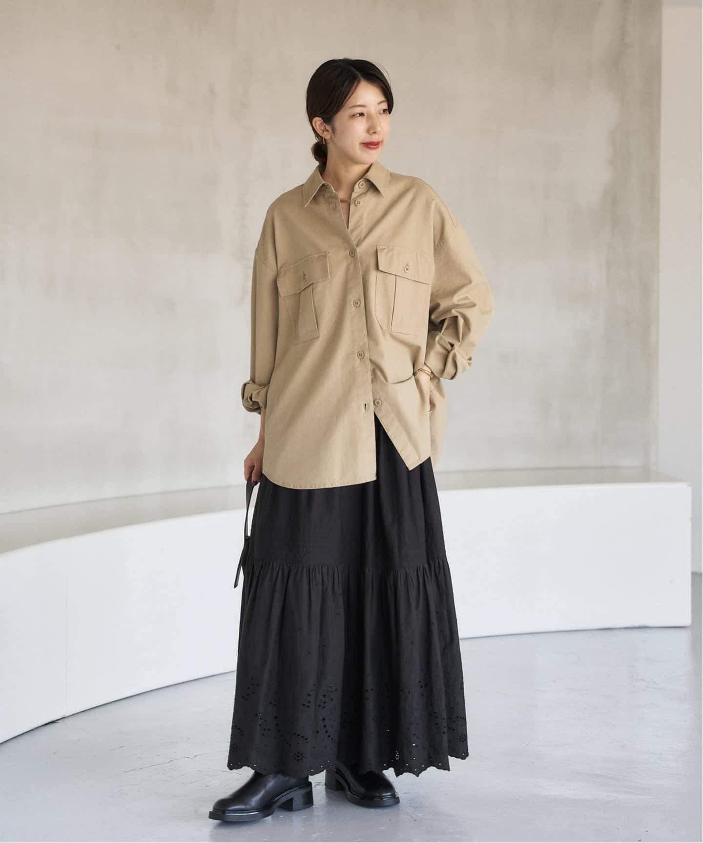 LE TALON ルタロン 24AW レザーモールドチェルシーショートブーツ S 追加予約》レザーモールドチェルシーショートブーツ（ブーティ