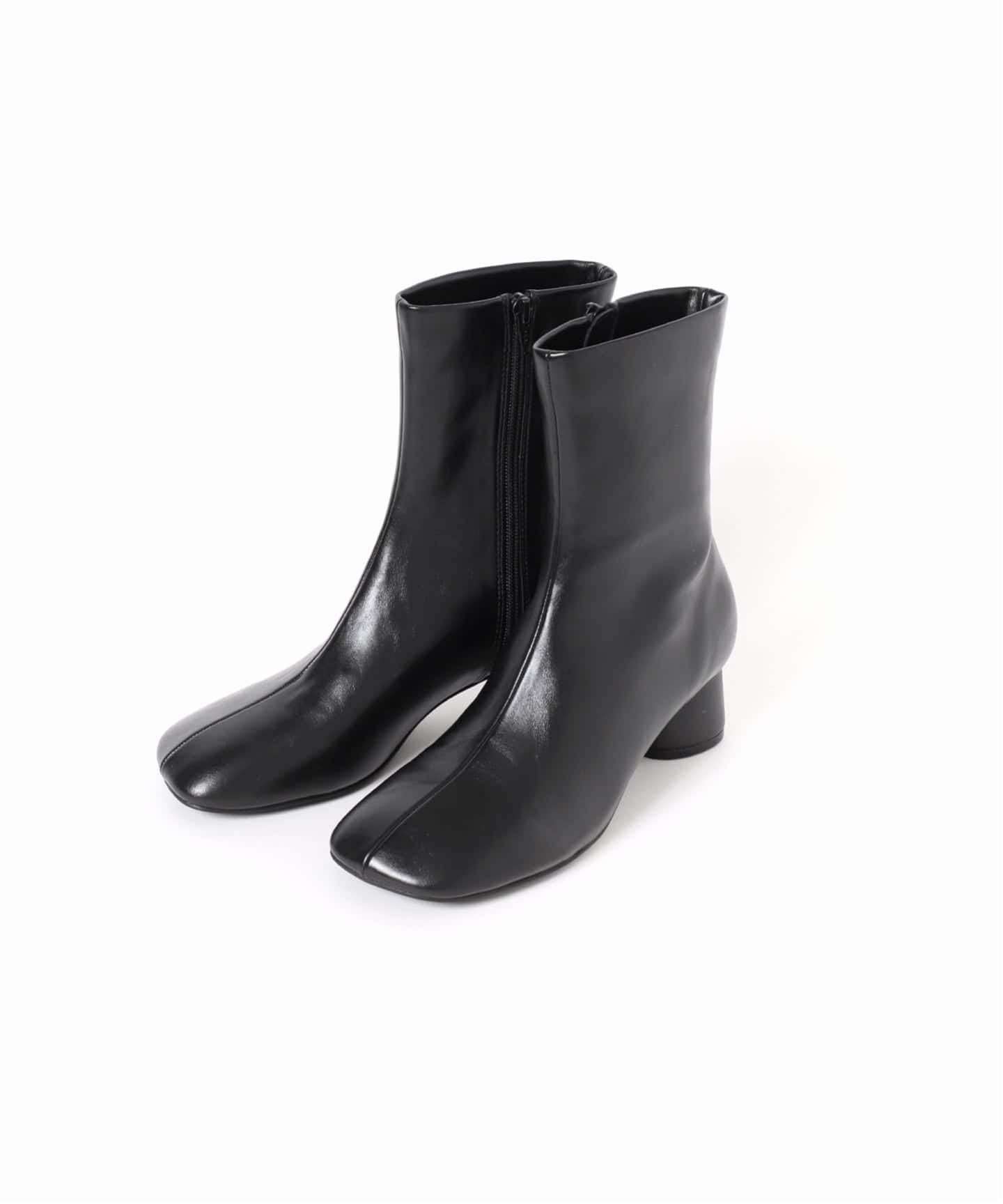 追加》4.5cmオブリークショートブーツ（ブーティ・ショートブーツ