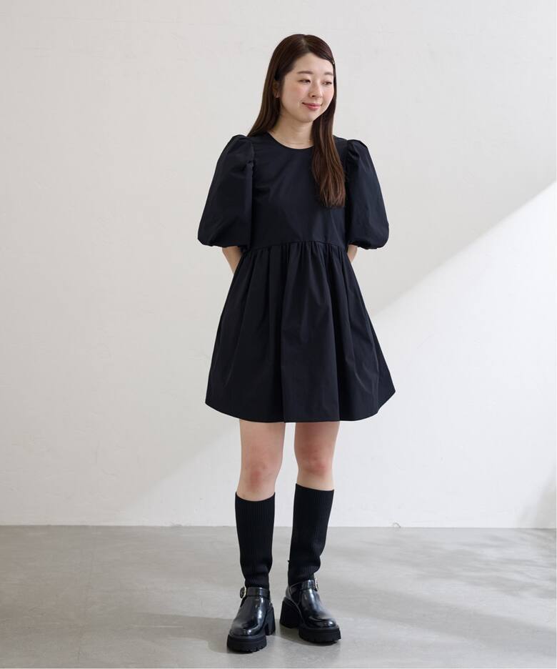 KARIN TAKUBO×LE TALON リブニットベルトブーツ（ロングブーツ）｜LE 