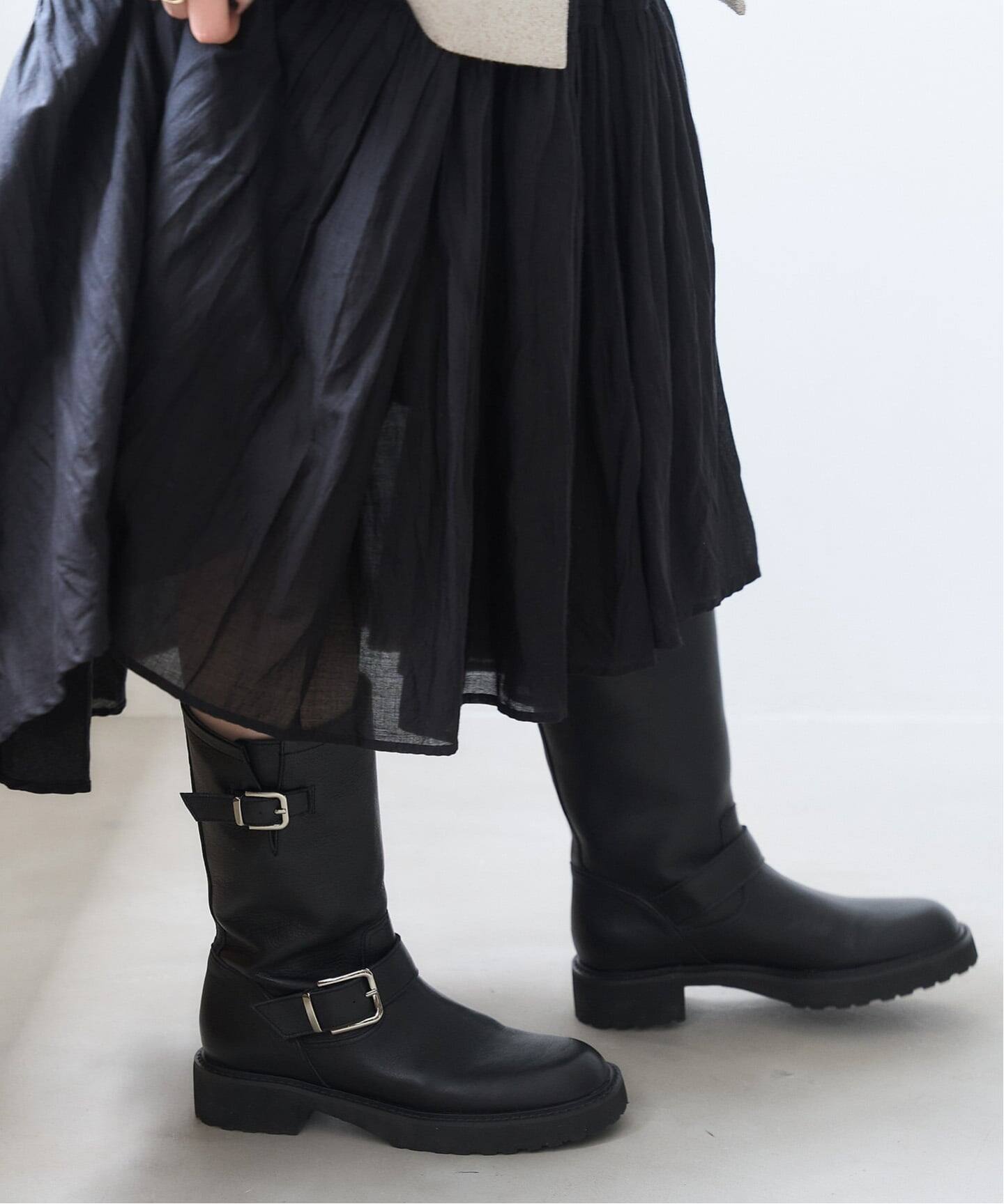 WEB限定 / 追加》レザーエンジニアブーツ（ブーティ・ショート