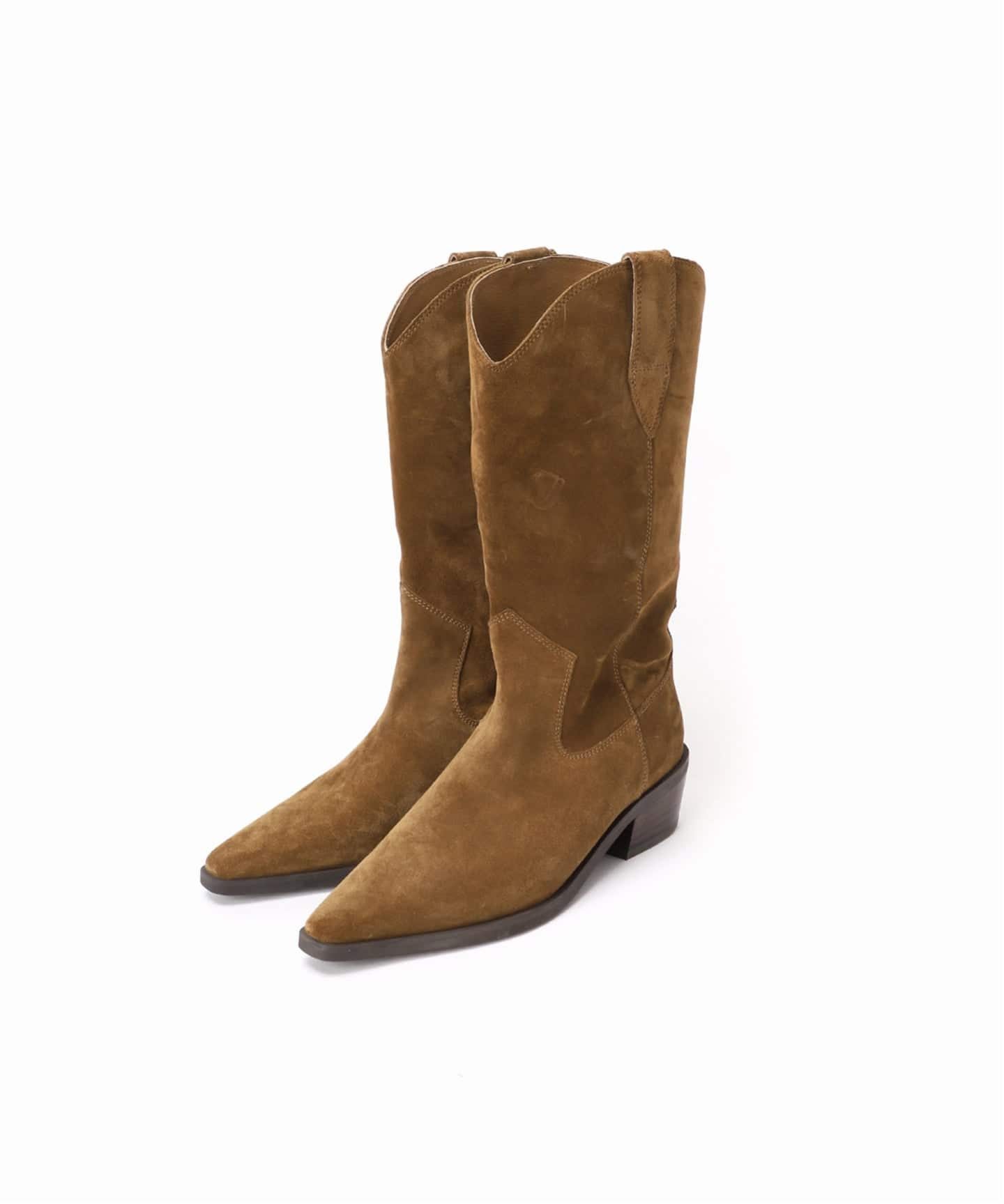 ブラウンレザーウエスタンブーツ ブラウンレザーウエスタンブーツ