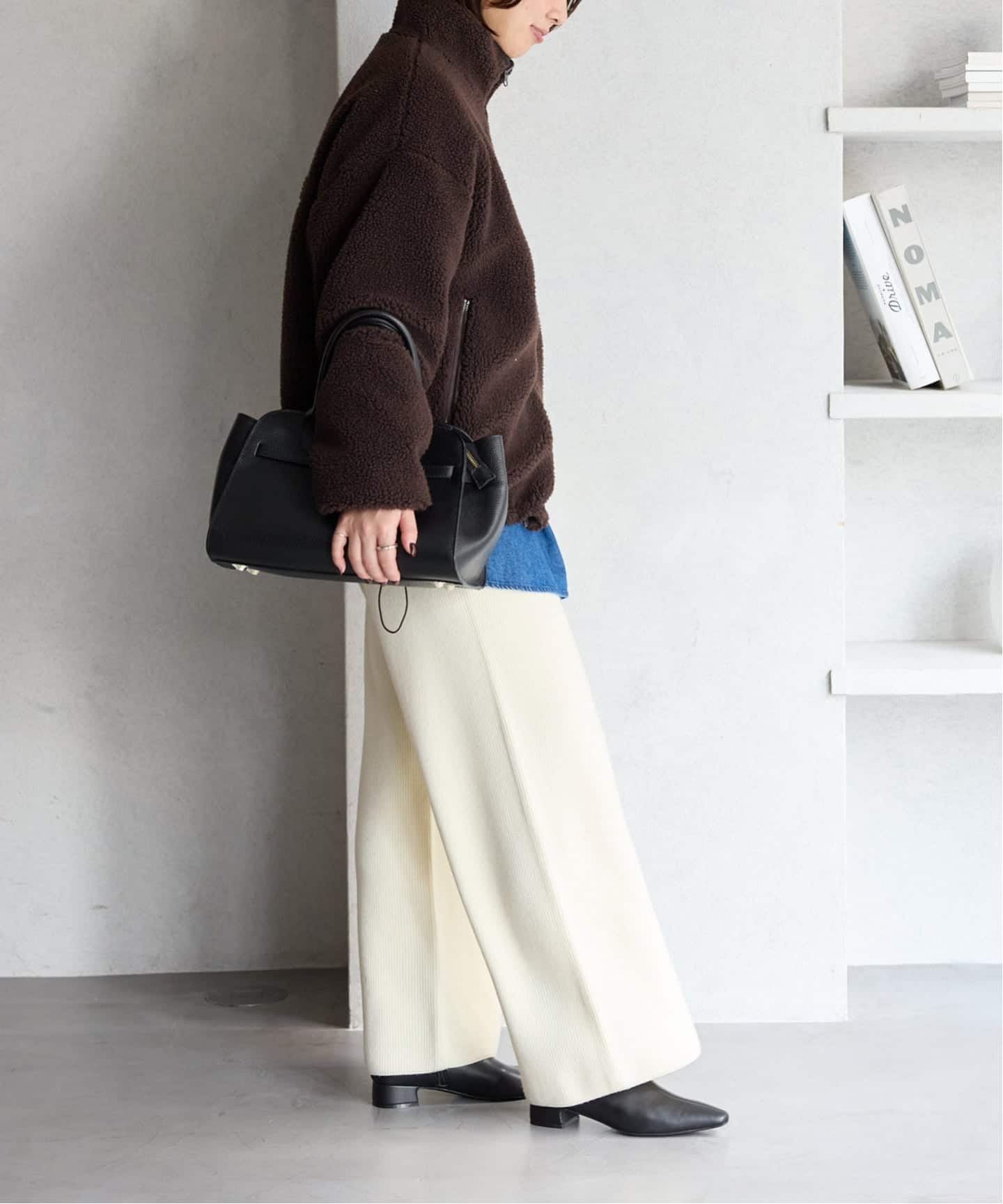 追加》3cmフレンチスクエアフィットショートブーツ（ブーティ