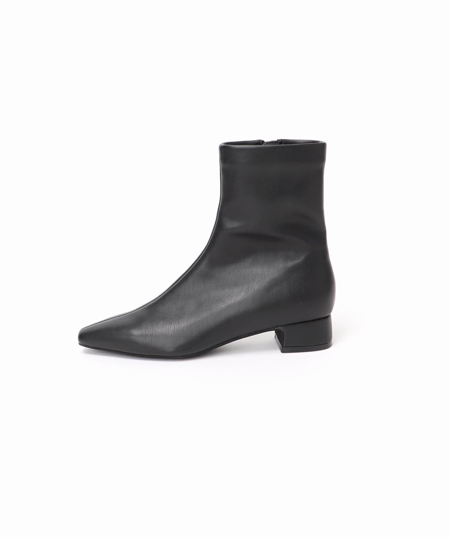 追加予約》3cmフレンチスクエアフィットショートブーツ（ブーティ