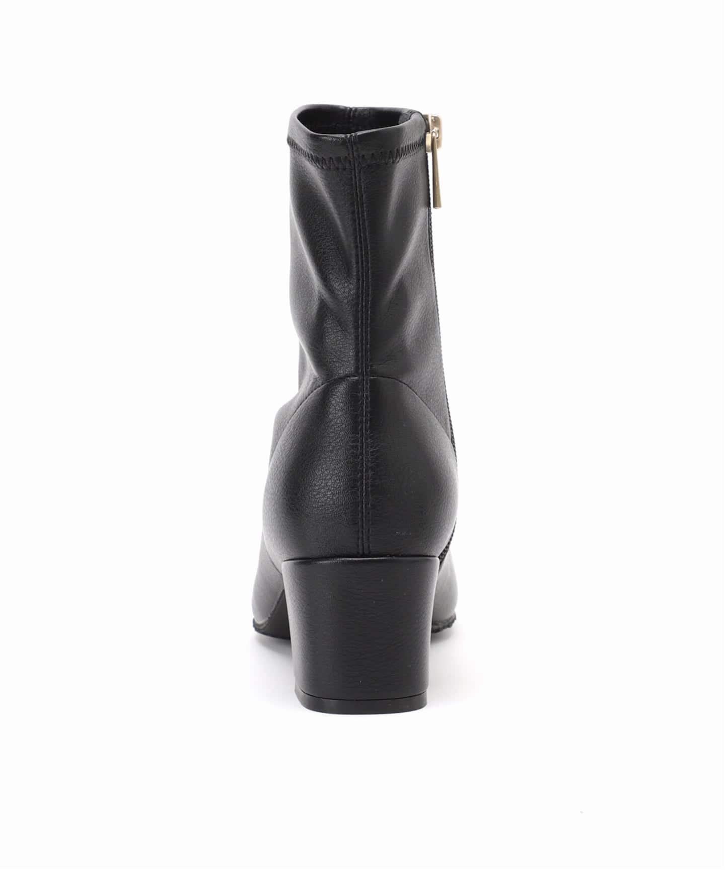 未使用　ルタロン　スクエアフィットショートブーツ　ブラック　M 追加》5cmスクエアフィットショートブーツ（ブーティ・ショート