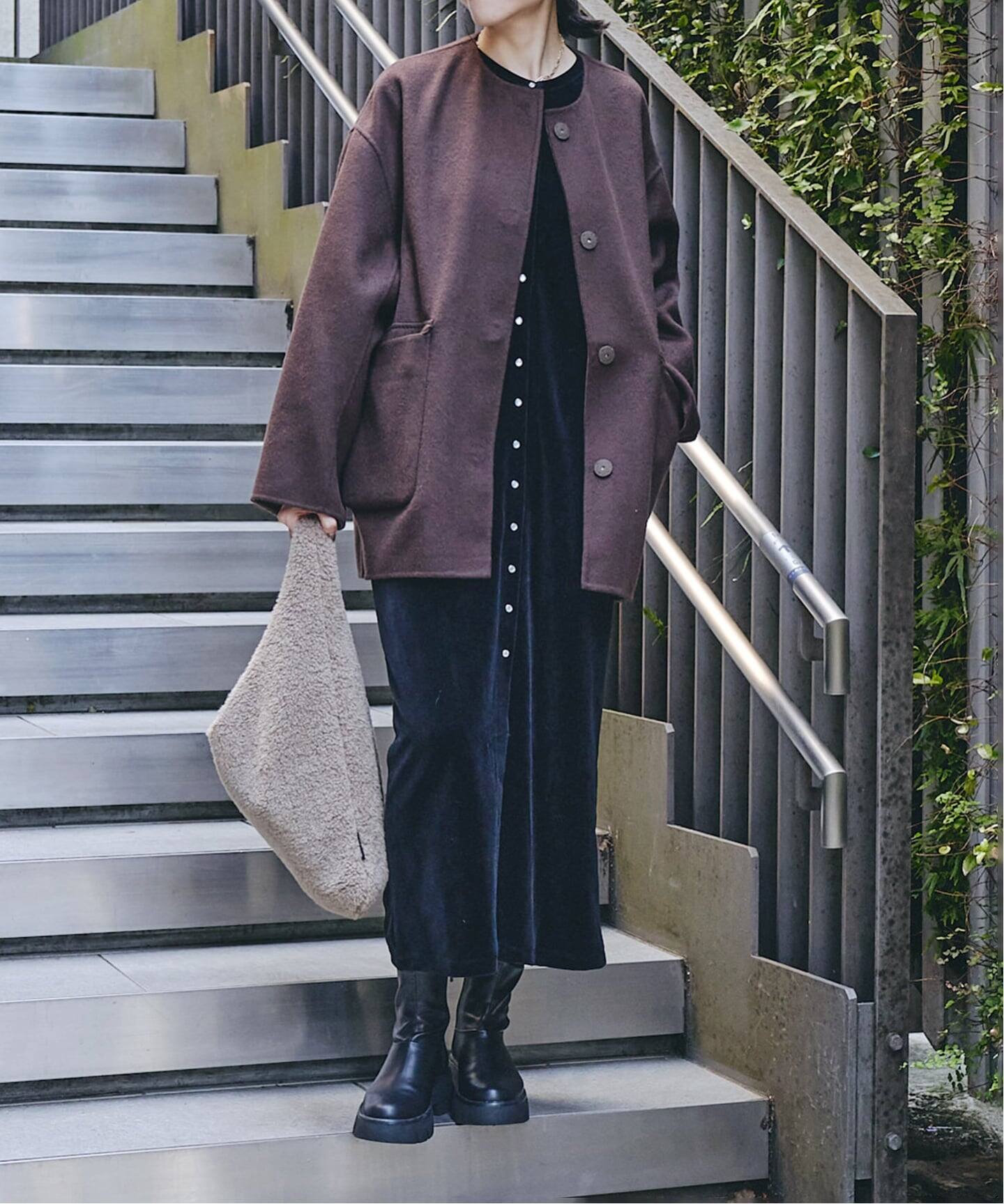 WEB+高輪店限定/追加3》6cmボリュームソールフィットショートブーツ