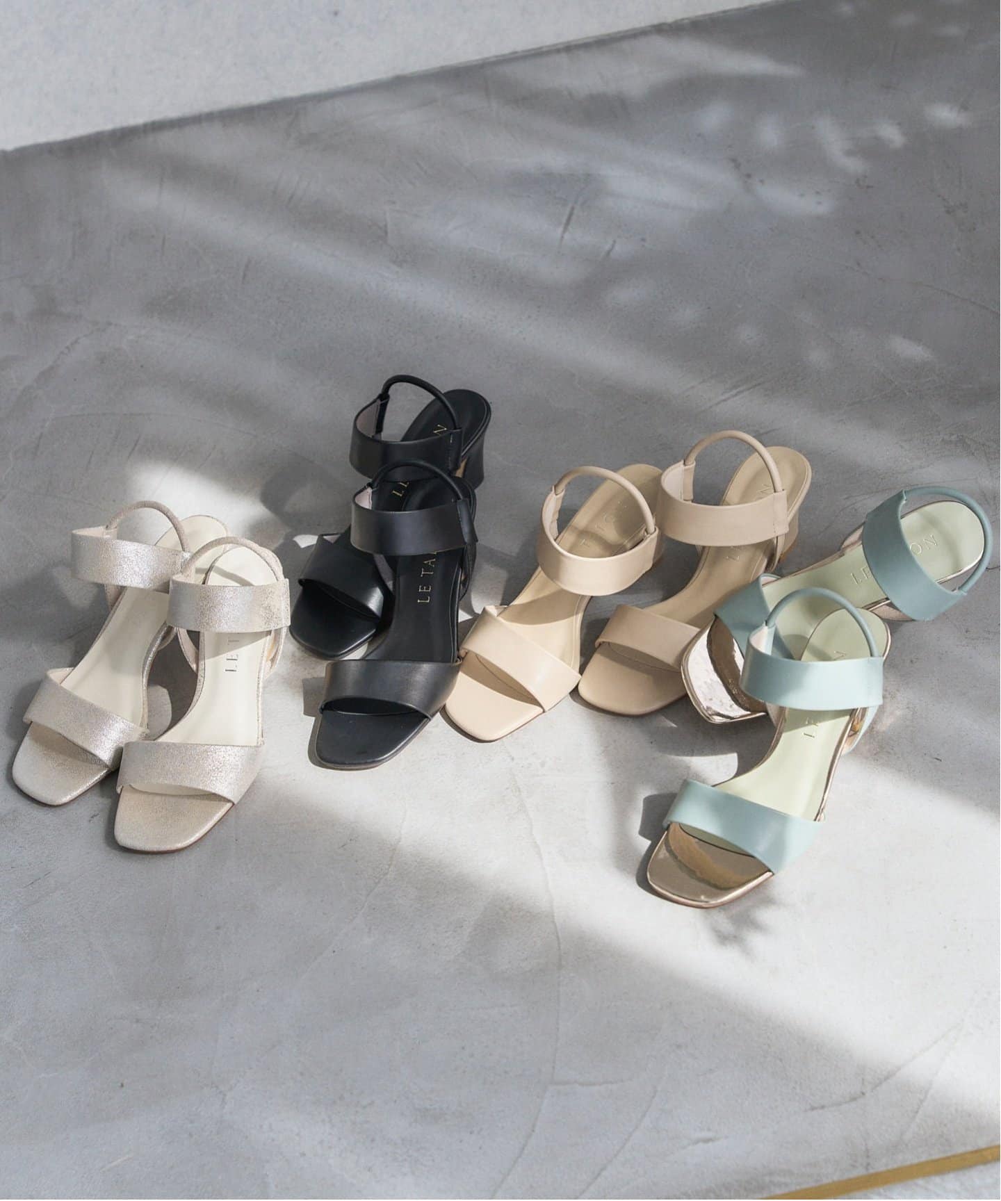 ※tama様LE TALON シルバー 6cmゴムストラップサンダル Mサイズ tama様LE TALON シルバー 6cmゴムストラップサンダル Mサイズ ル