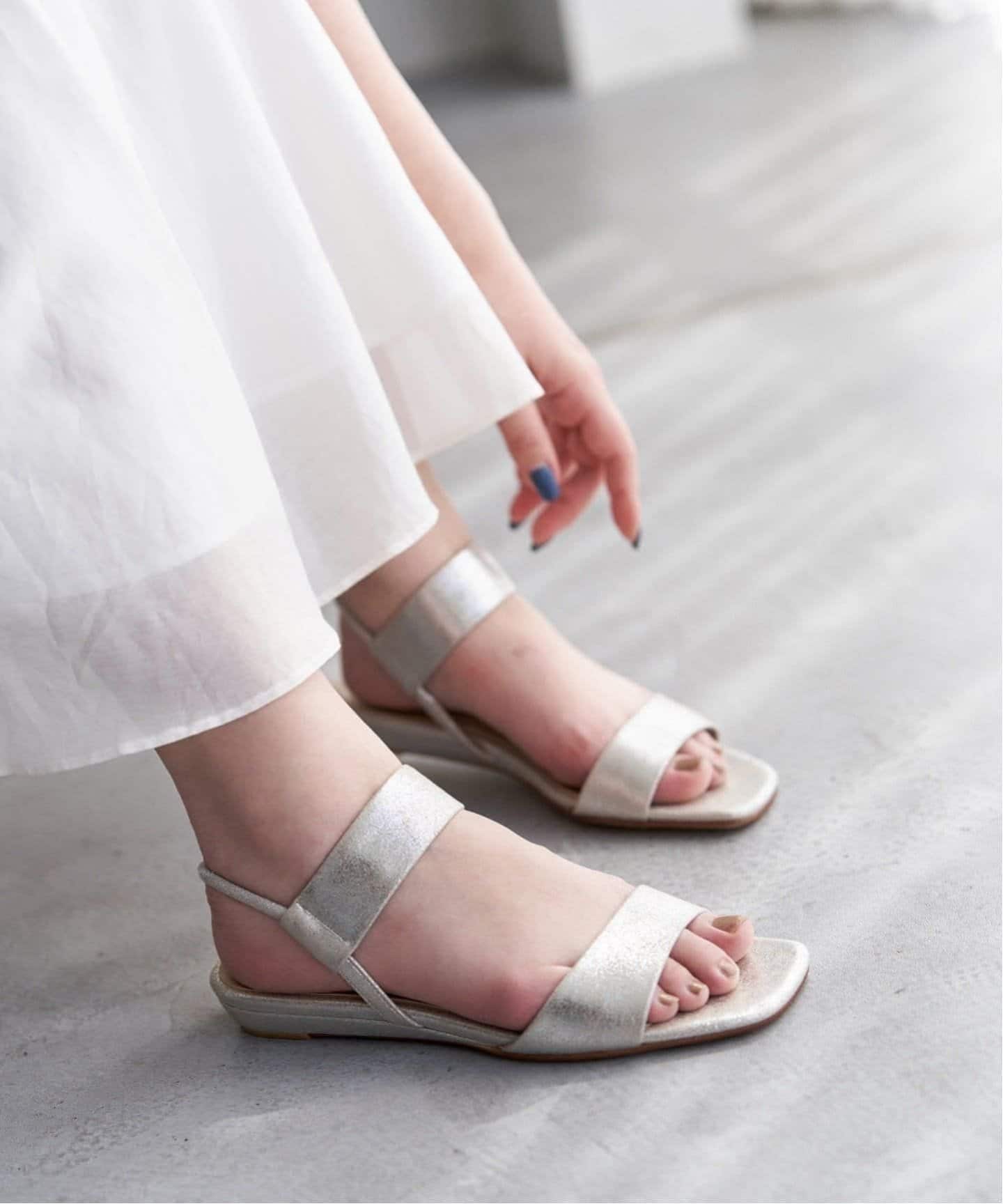 追加2》2cmゴムストラップサンダル（サンダル）｜LE TALON（ル タロン