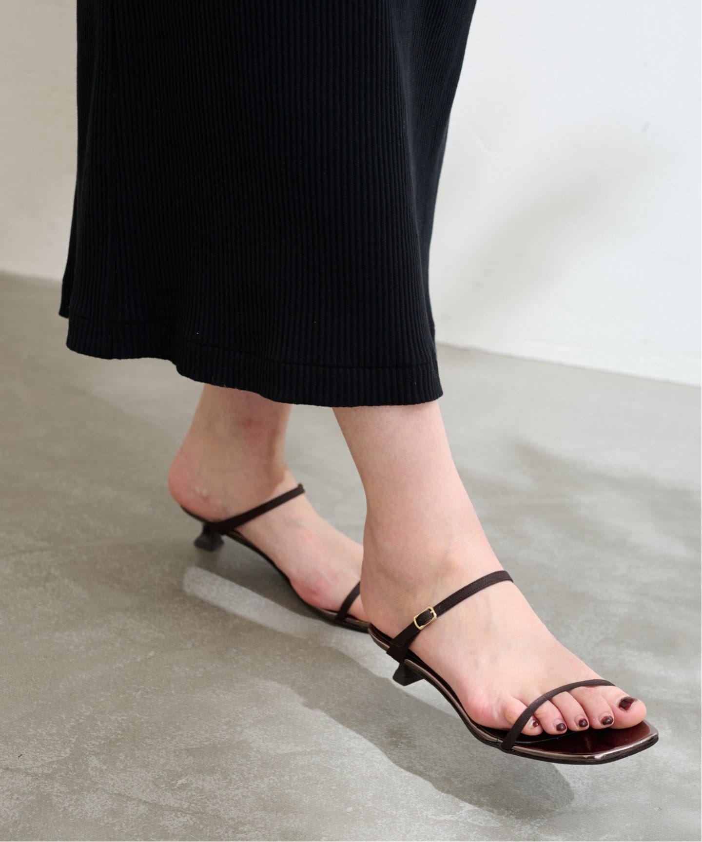 追加》3.5cmWストラップサンダル（サンダル）｜LE TALON（ル タロン