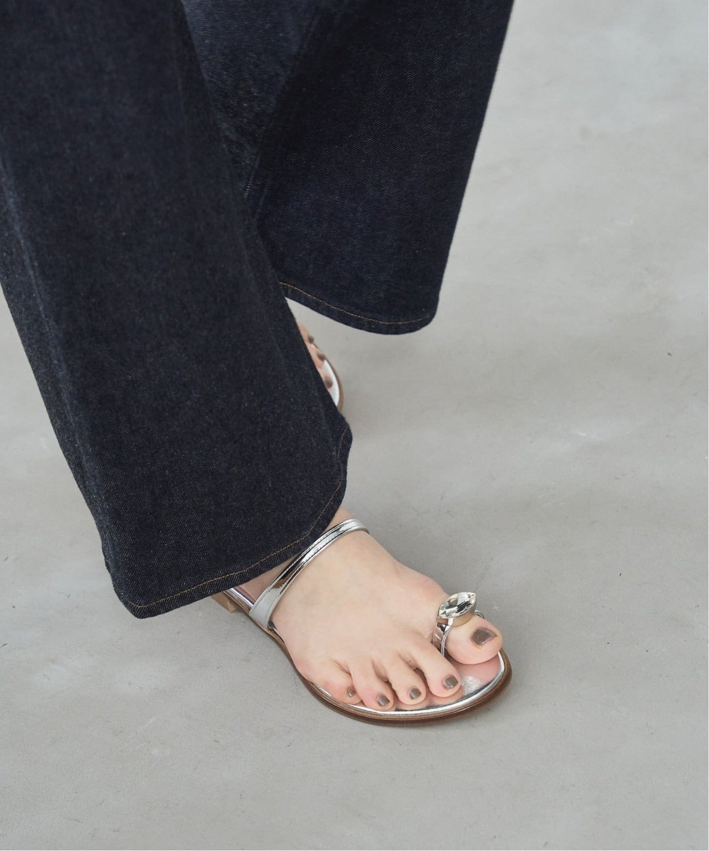 ビジューサムリングサンダル（サンダル）｜LE TALON（ル タロン）の