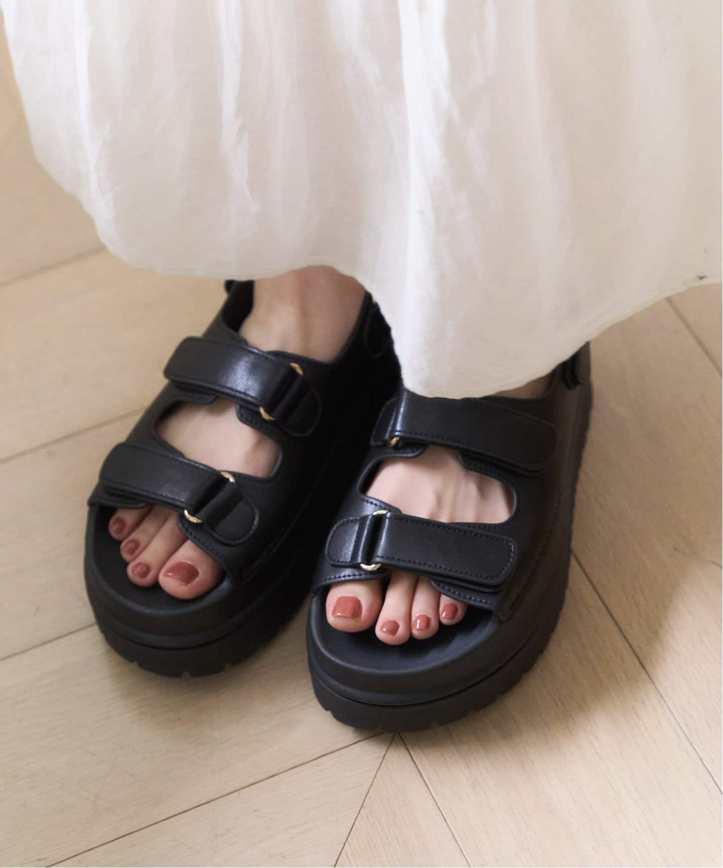 アツゾコモールドベルトサンダル（サンダル）｜LE TALON（ル