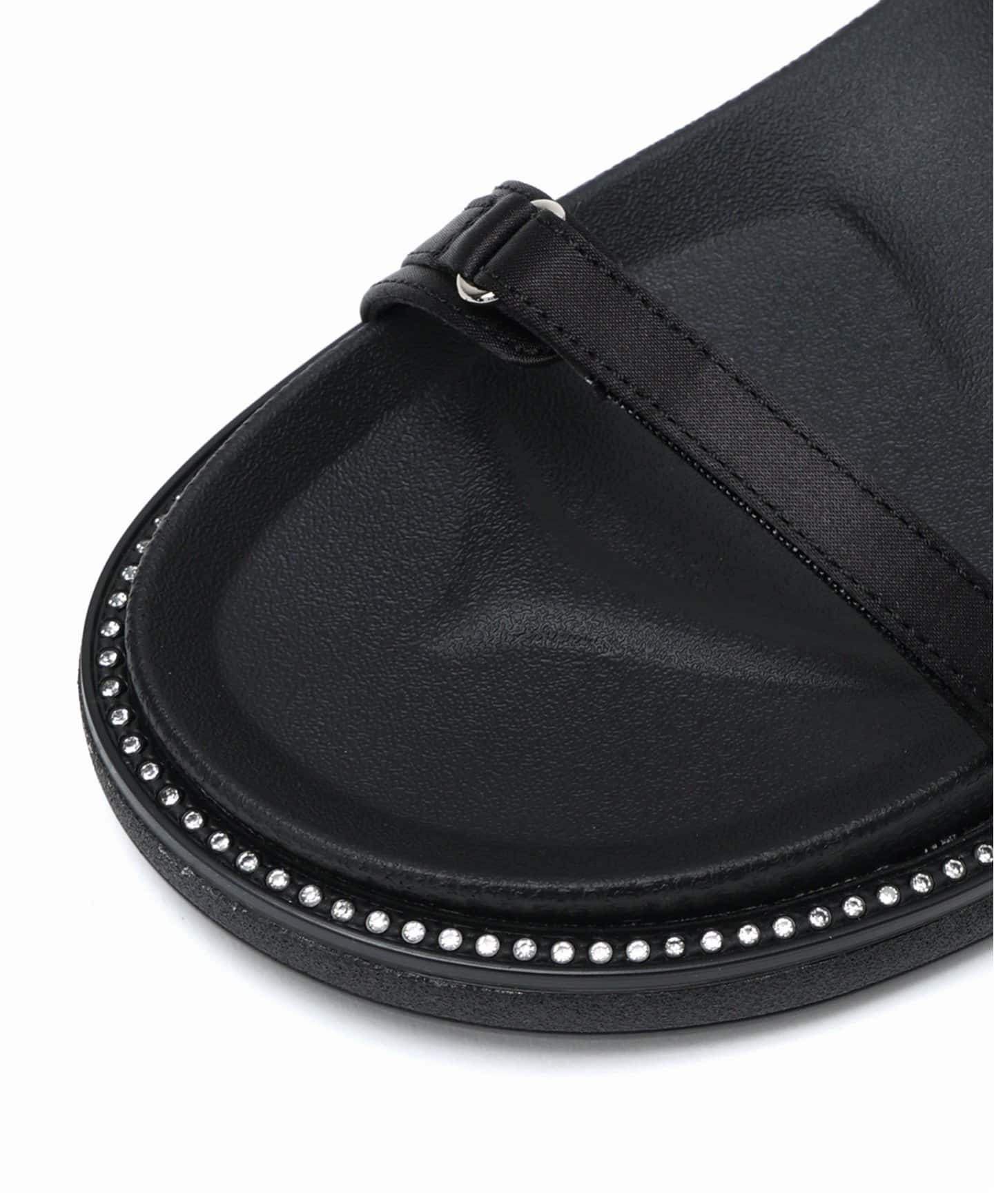 LE TALONジェムピースサンダル ブラック L LE TALONジェムピースサンダル ブラック L 追加》ジェムピースサンダル