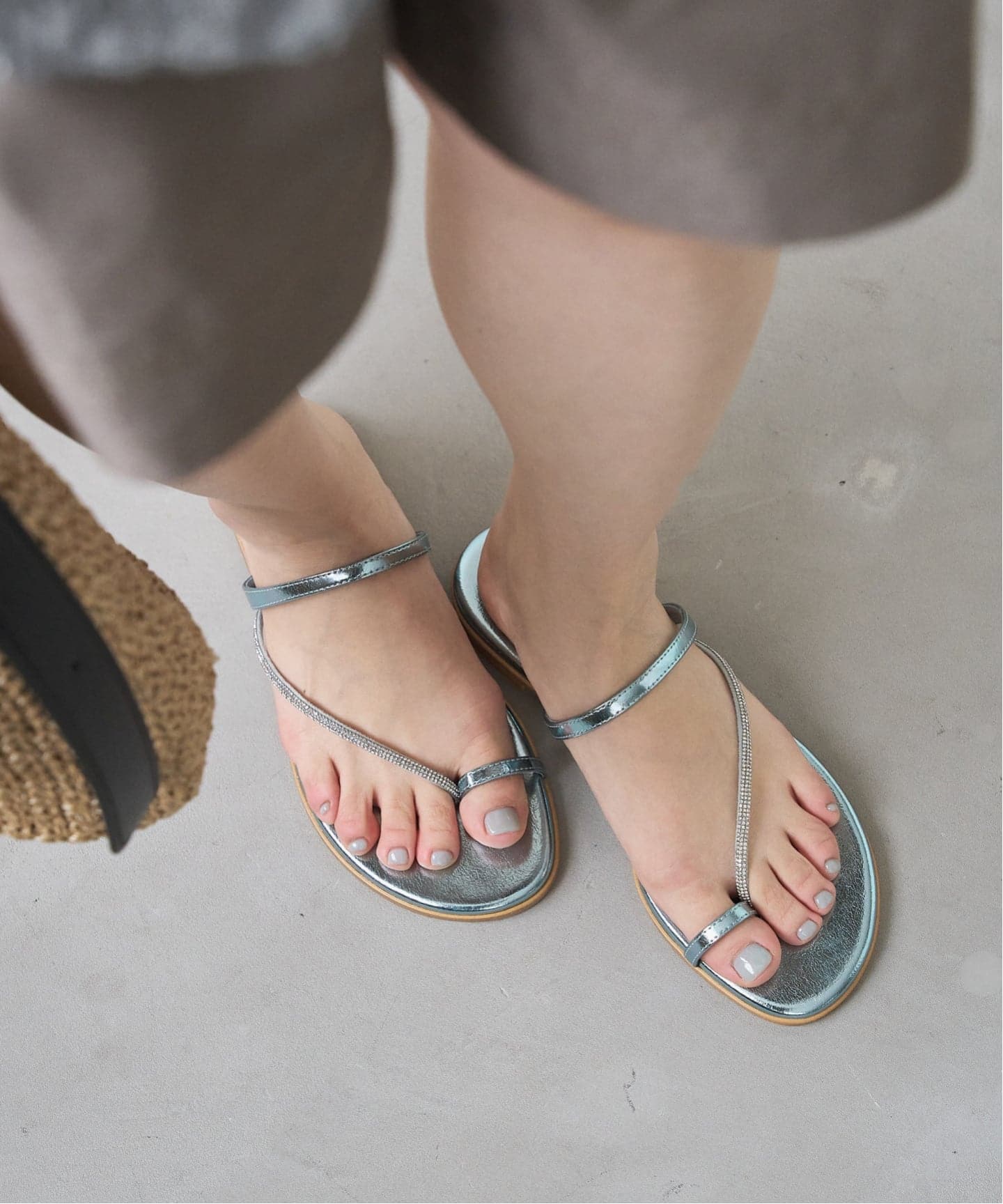 ルタロン　サンダル LE TALON｜アシメラインジェムサンダル | Rakuten Fashion(楽天