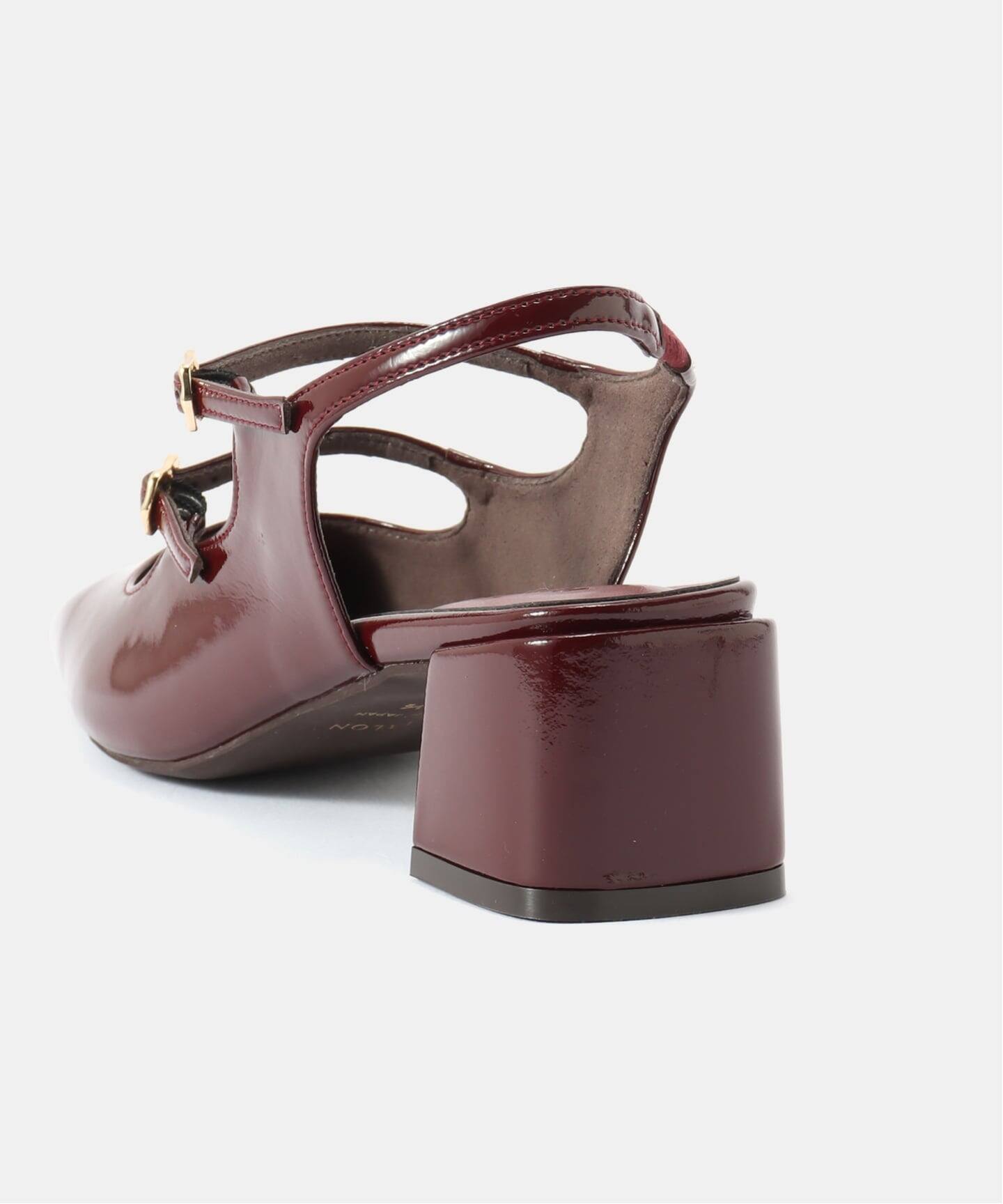 4cm Wストラップスリングバック（パンプス）｜LE TALON（ル タロン）の