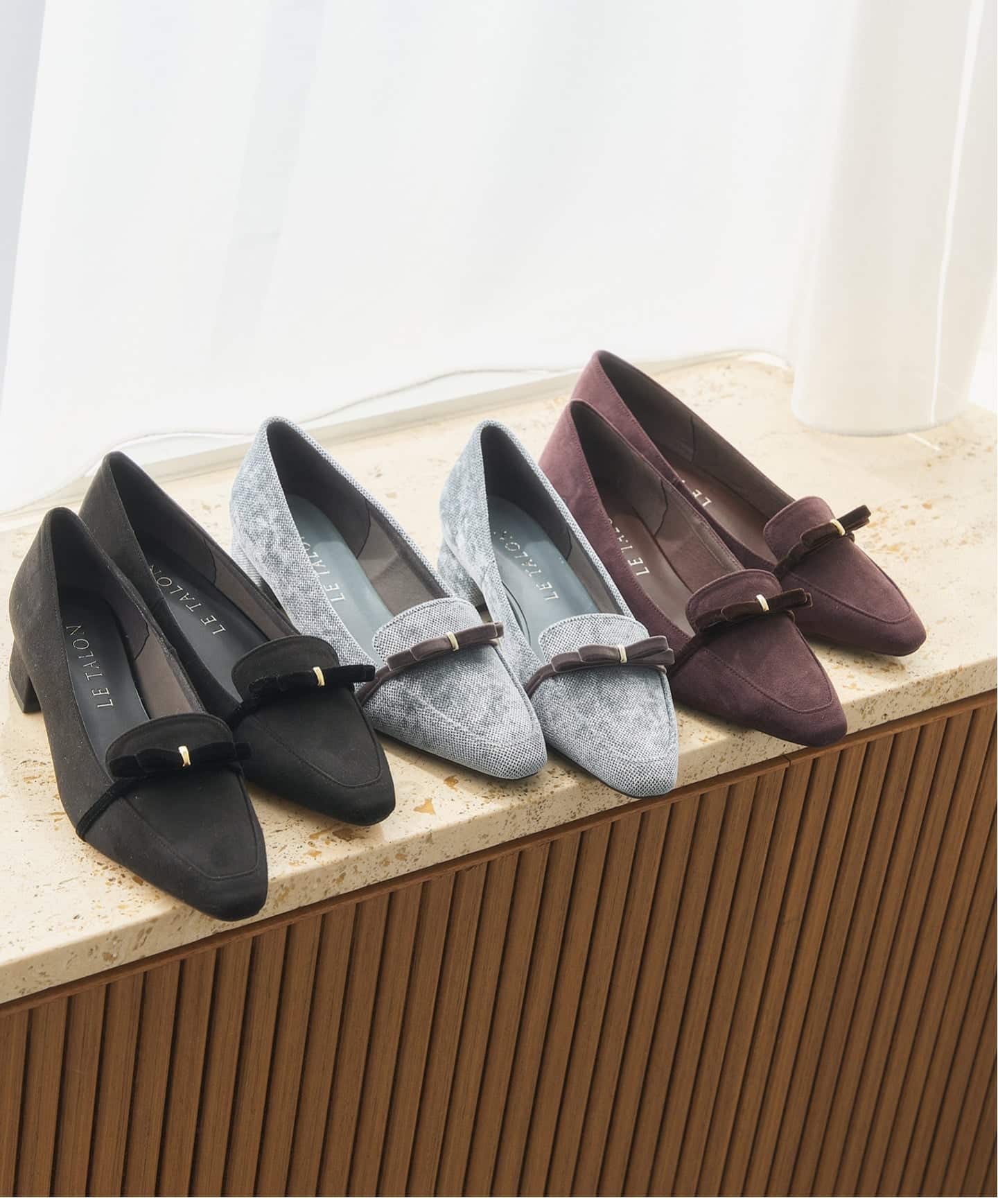 3cmフレンチリボンローファー（ローファー）｜LE TALON（ル タロン）の