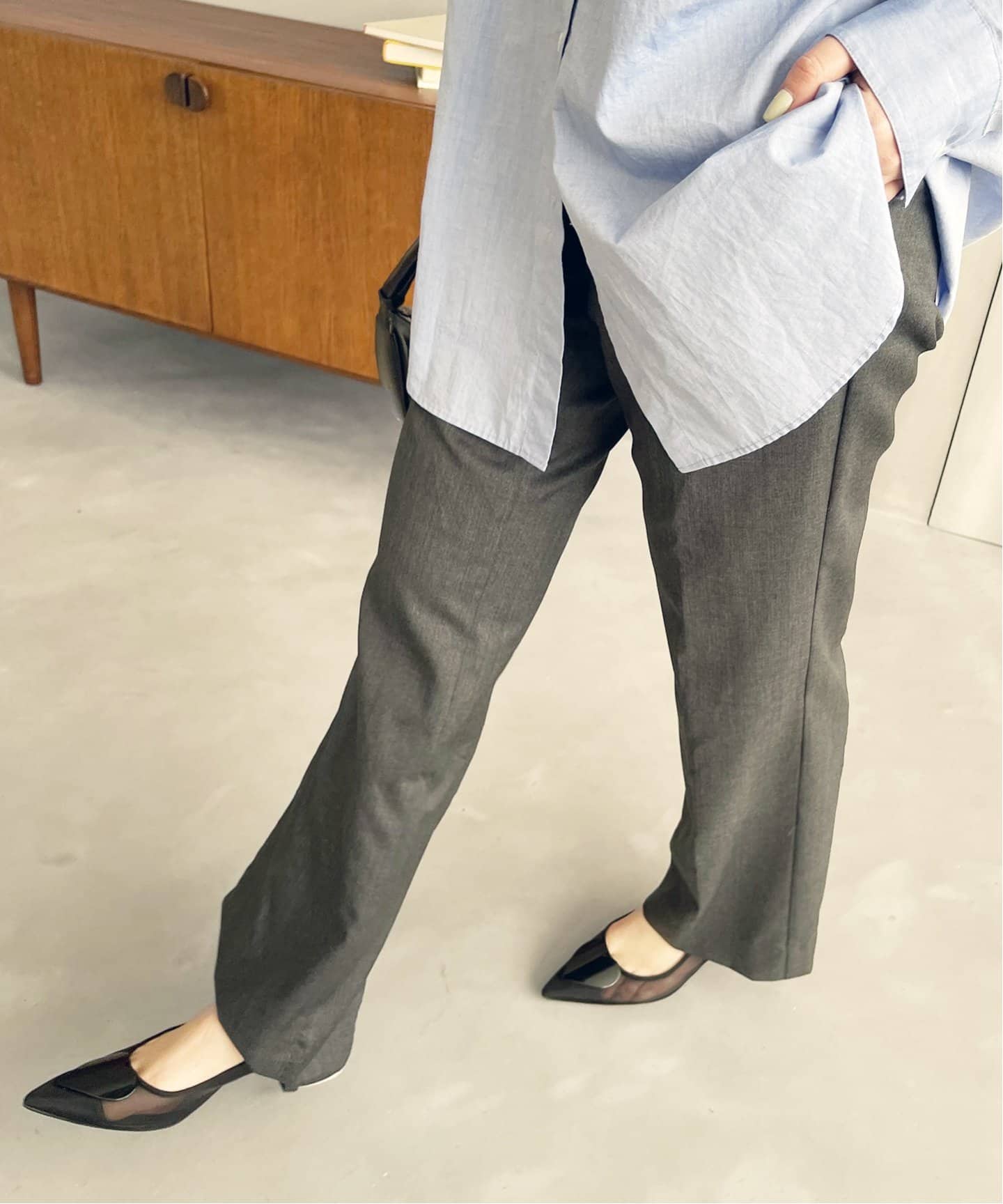 4.5cmハートチュールスリングバック（パンプス）｜LE TALON（ル タロン