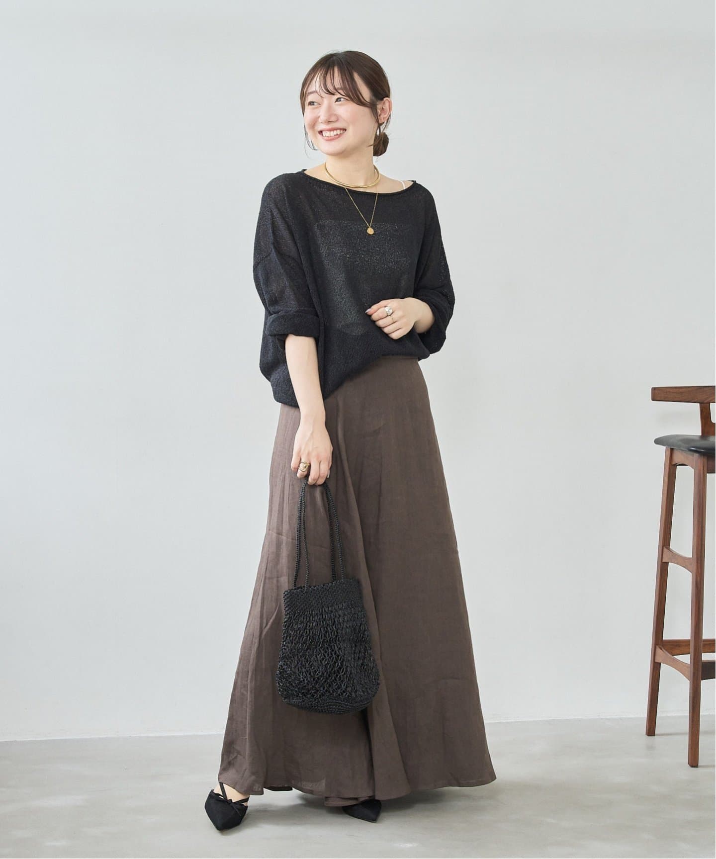 3.5cmシアーリボンミュール（パンプス）｜LE TALON（ル タロン