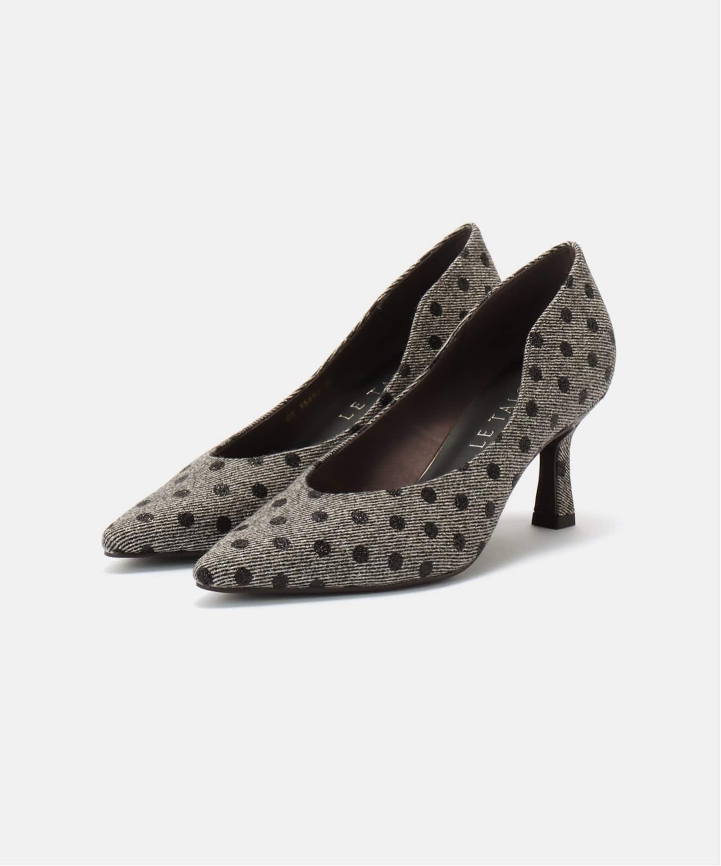 ルタロン　パンプス 追加》5cmポインテッドチュールドットパンプス（パンプス）｜LE