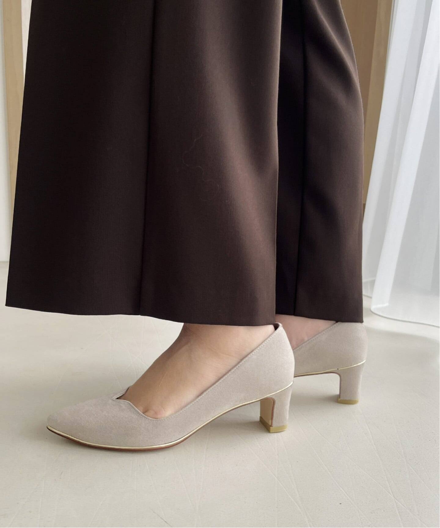 ≪追加≫5cmコウブカメタルラインパンプス（パンプス）｜LE TALON（ル