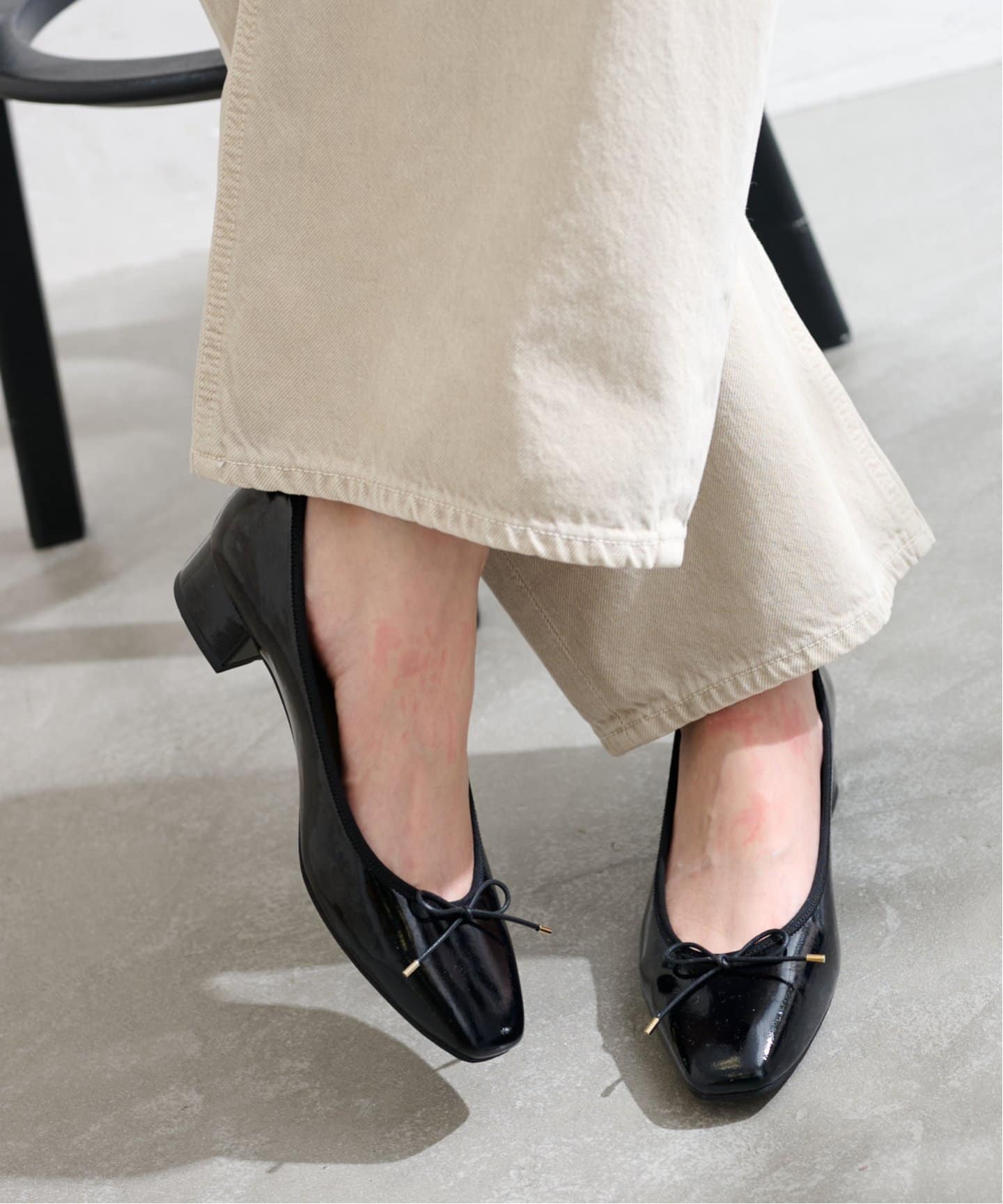 3.5cmスクエアバレエパンプス（パンプス）｜LE TALON（ル タロン）の