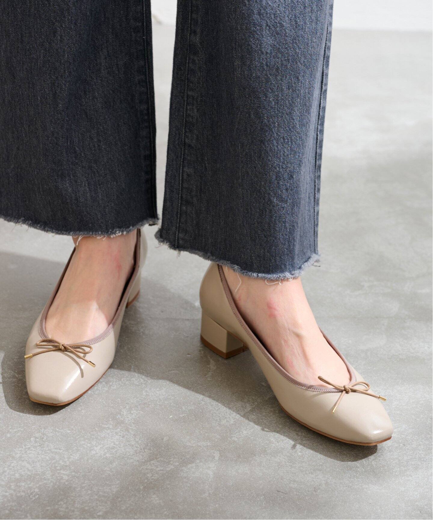 3.5cmスクエアバレエパンプス（パンプス）｜LE TALON（ル タロン）の
