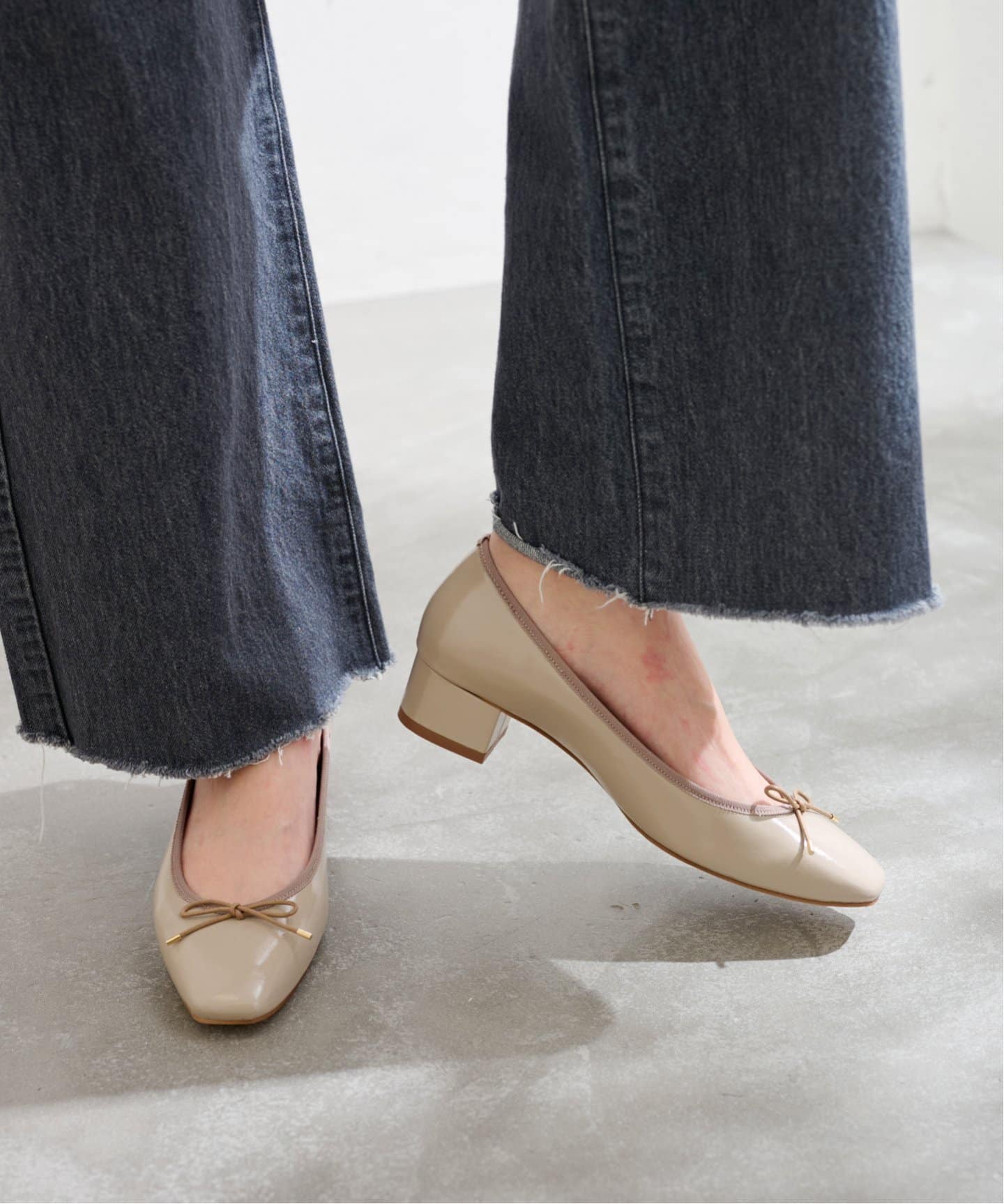 3.5cmスクエアバレエパンプス（パンプス）｜LE TALON（ル タロン）の
