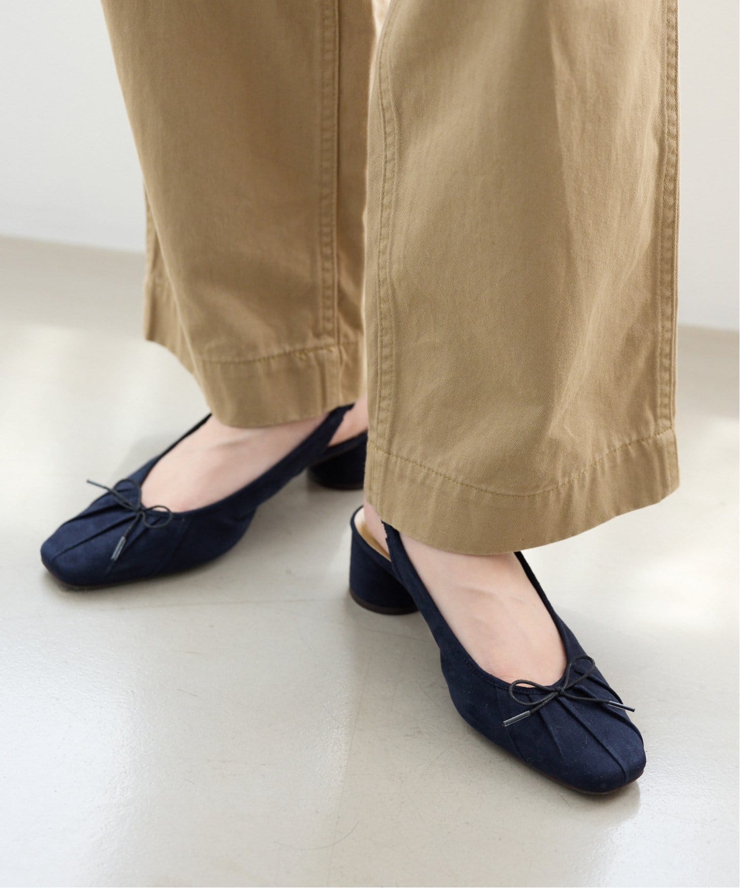 【Le Talon】ハートチュールスリングバックパンプス 4.5cmハートチュールスリングバック（パンプス）｜LE TALON（ル