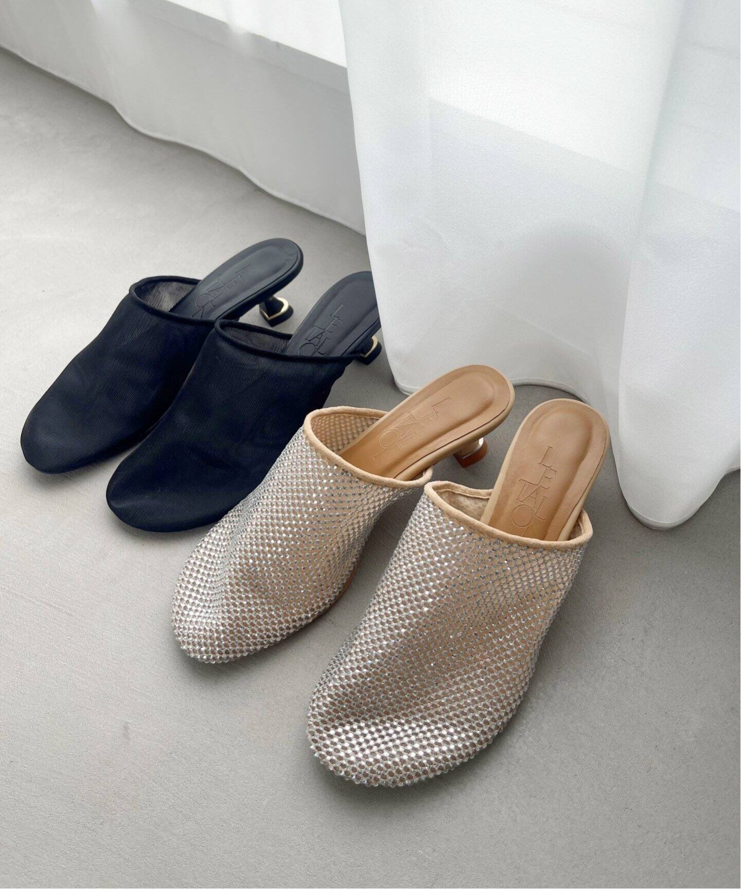 4.5cmオブリークソフトシアーミュール（パンプス）｜LE TALON（ル